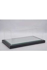 Accessories Turin 1/12 scale display case with black metal frame and mirror base