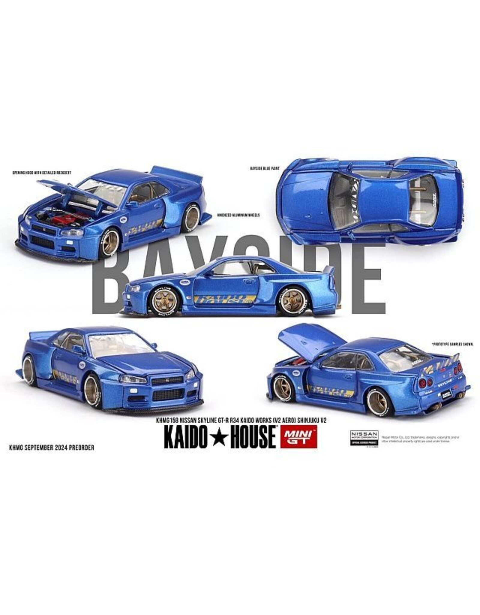 Nissan by Liberty Walk Nissan Skyline GT-R(R34)Kaido Works(V2 Aero)Shinjuku V2(1999)