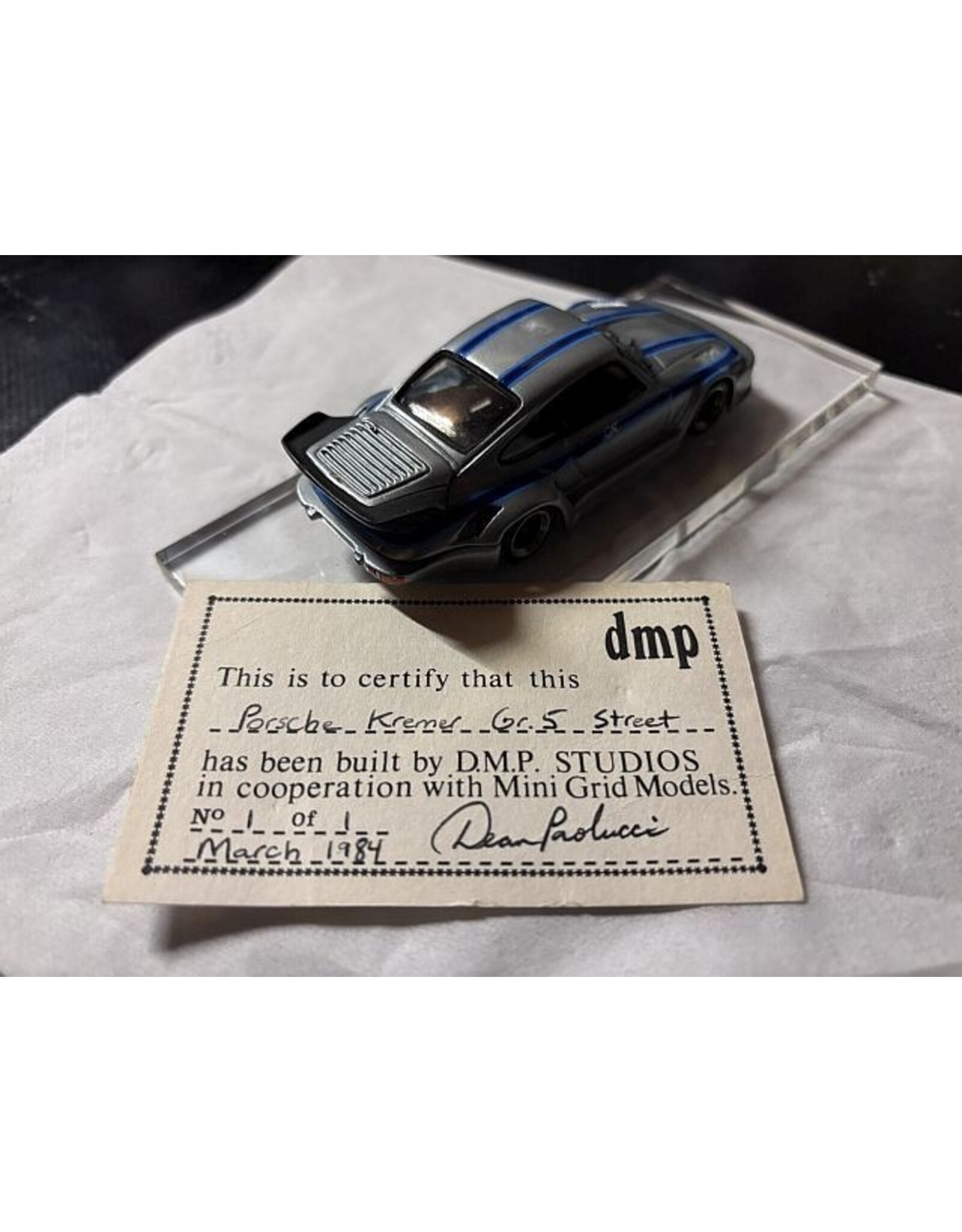 Porsche Porsche 935 Kremer Group V Street Version(silver/blue trim)