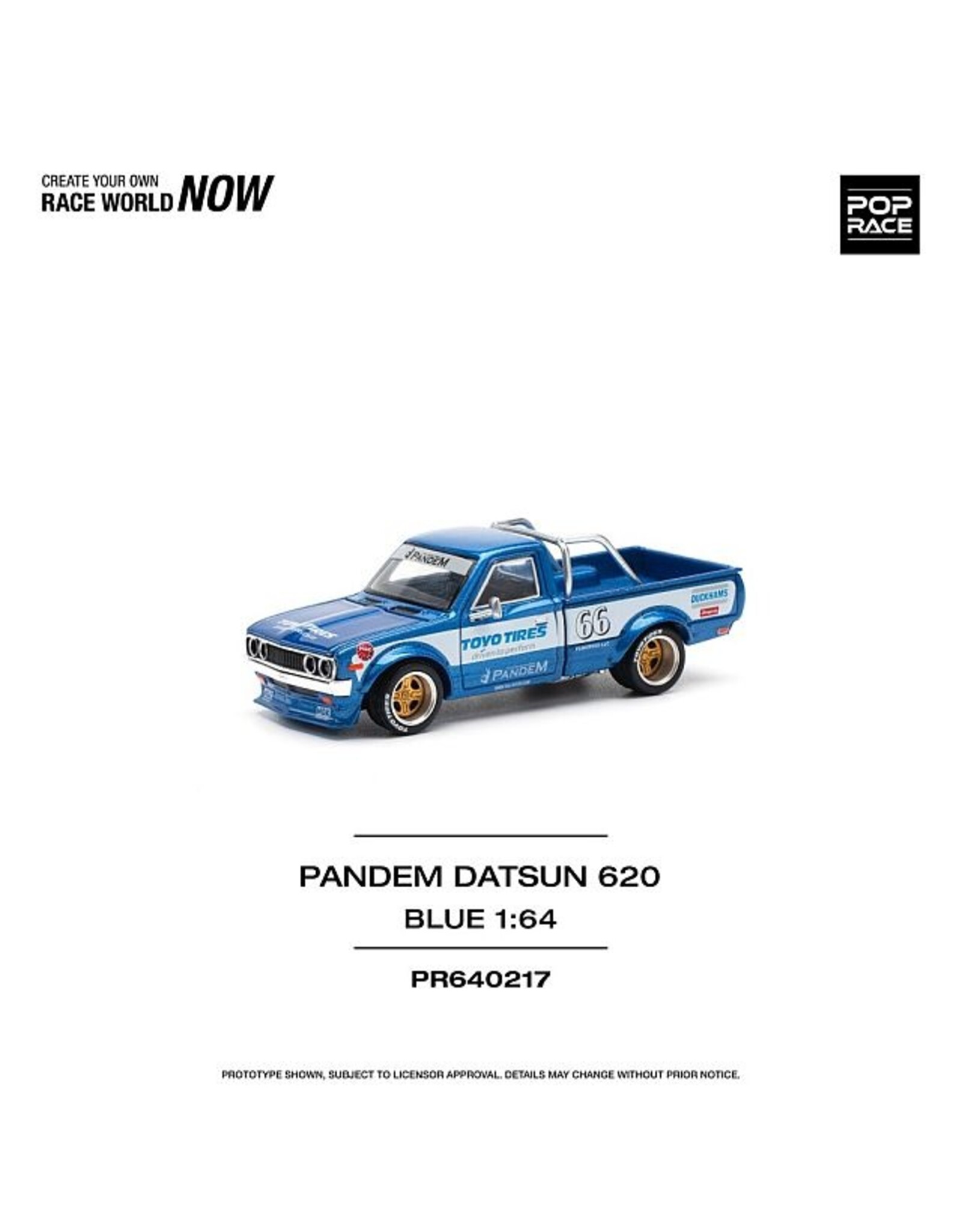Datsun Pandem Datsun 620 #66(blue)
