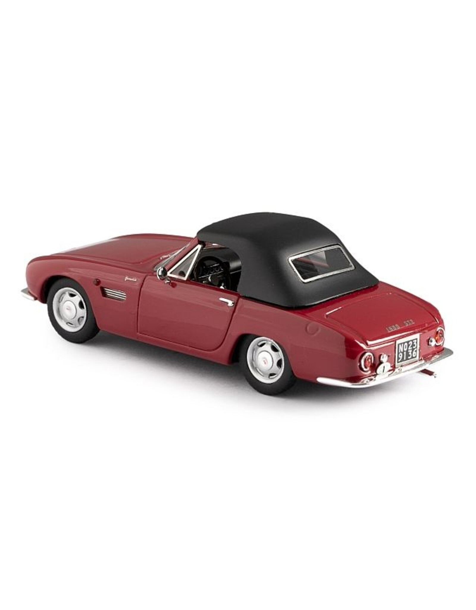 OSCA BY FISSORE Osca 1600 GT cabriolet by Fissore(1963)closed roof(chestnut brown)