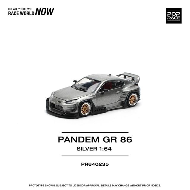 リアルグレード TOYOTA GR86 PANDEM RC DRIFT：ADDICTION リアルグレードボディ TOYOTA GR86 PANDEM