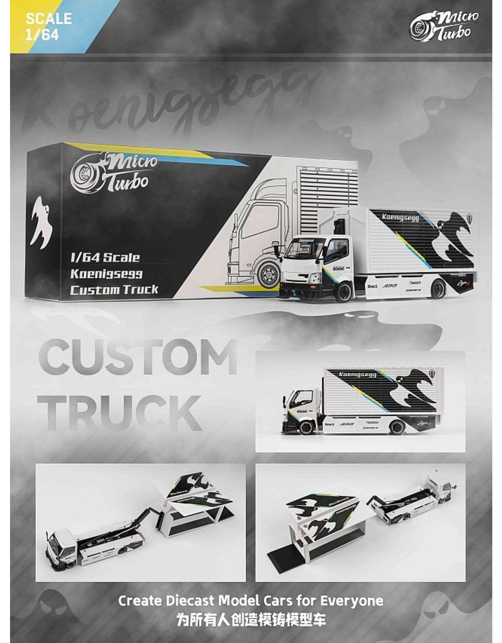 Mitsubishi Custom Box Truck-Koenigsegg Livery