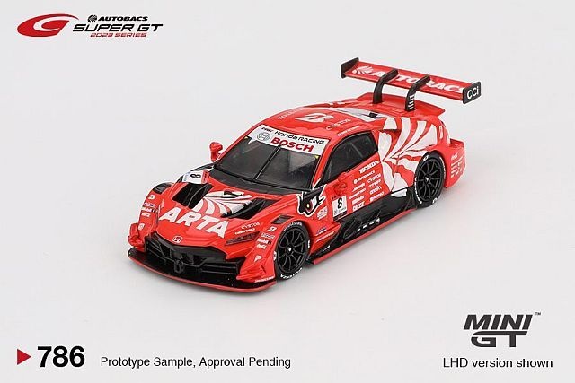 ミニカー ARTA MUGEN NSX-GT GT500 SUPER GT 2023 Honda NSX-GT Type S GT500 SUPER GTシリーズ 2023 #16 