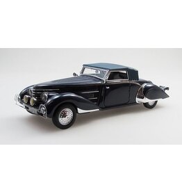 Delage by Chapron Delage D-8-85 Clabot by Henri Chapron(1935)closed roof(no back bumper/2 extra front lights)dark blue