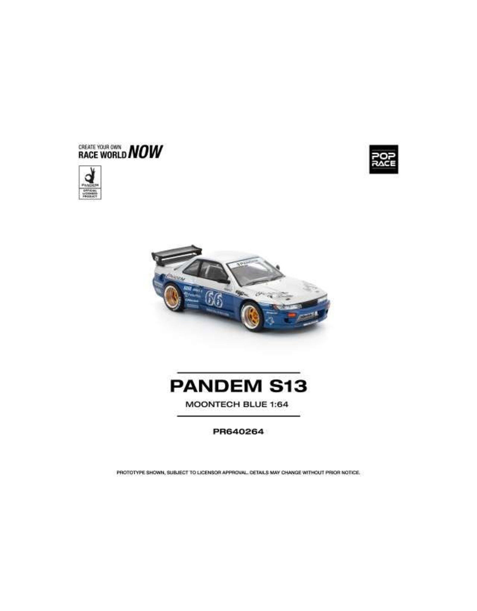 Nissan by Pandem Pandem Nissan Silvia S15 #66(Moontech blue)