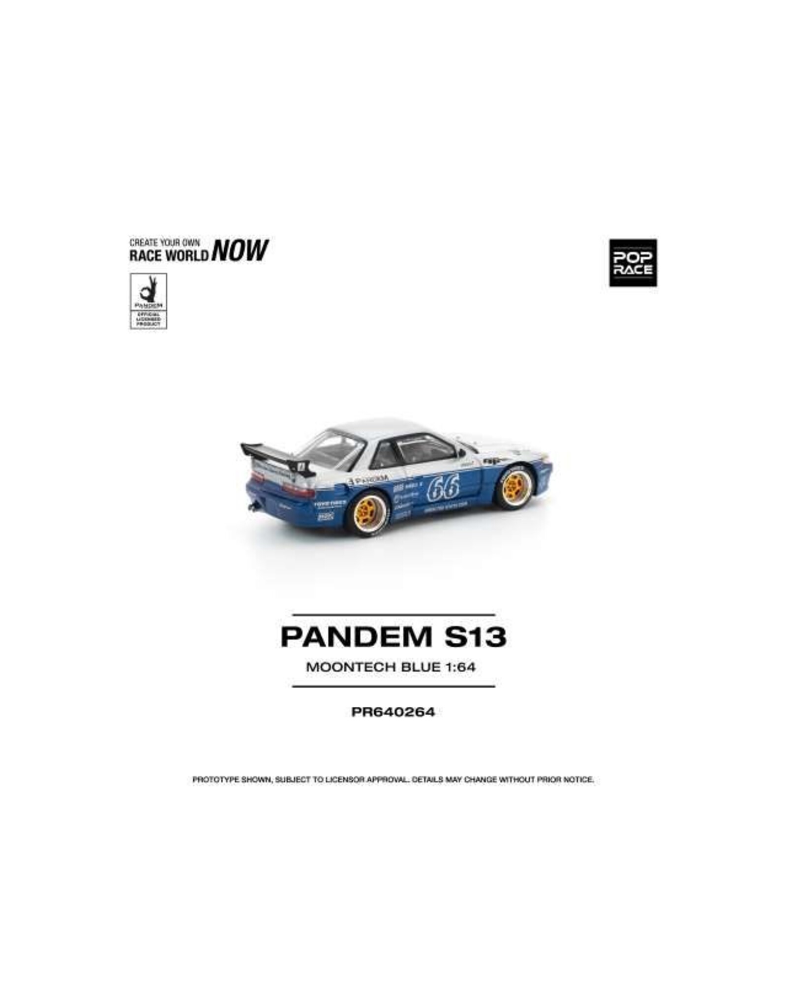 Nissan by Pandem Pandem Nissan Silvia S15 #66(Moontech blue)