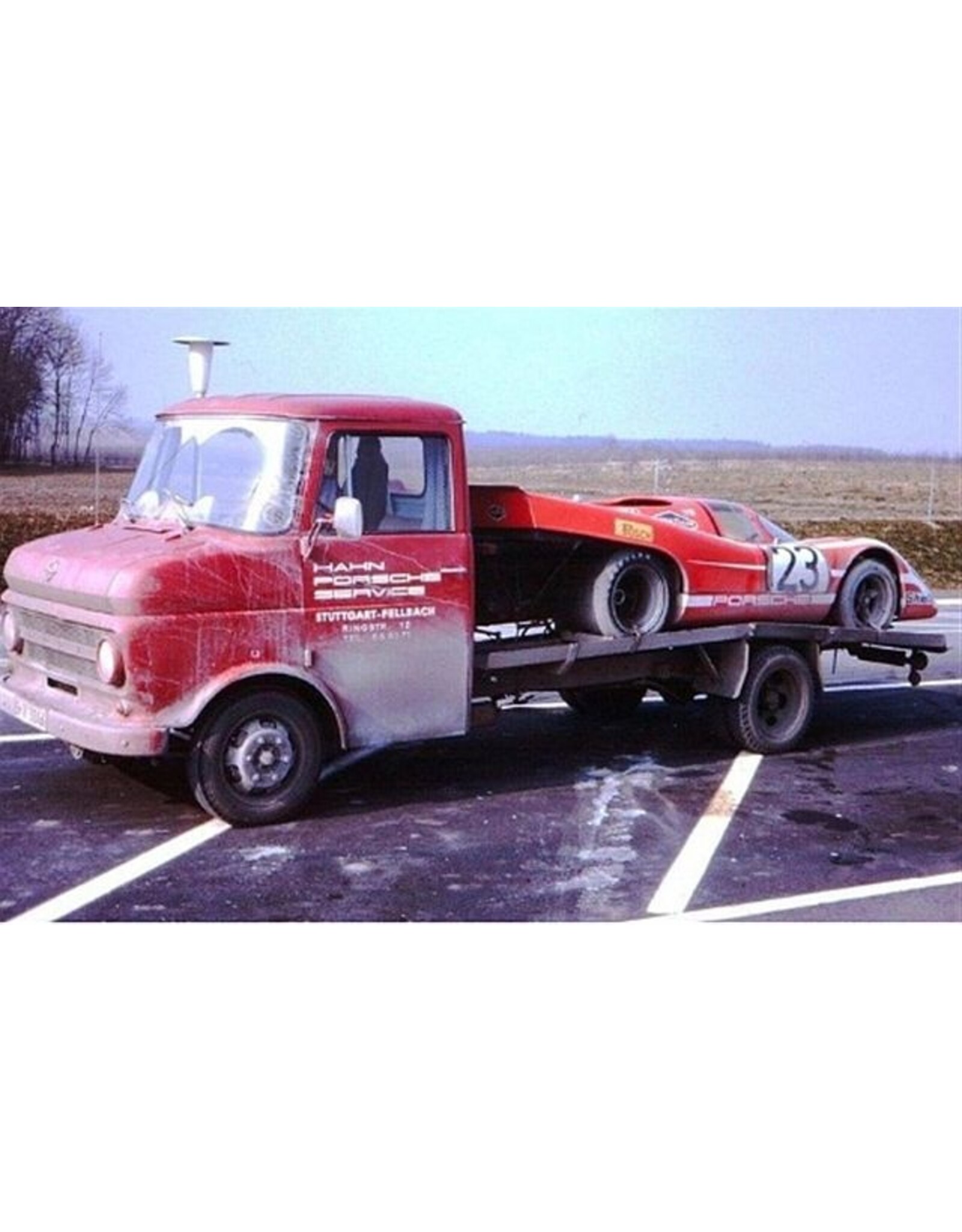 Opel Opel Blitz "Hahn Porsche Service" (1965-75)red