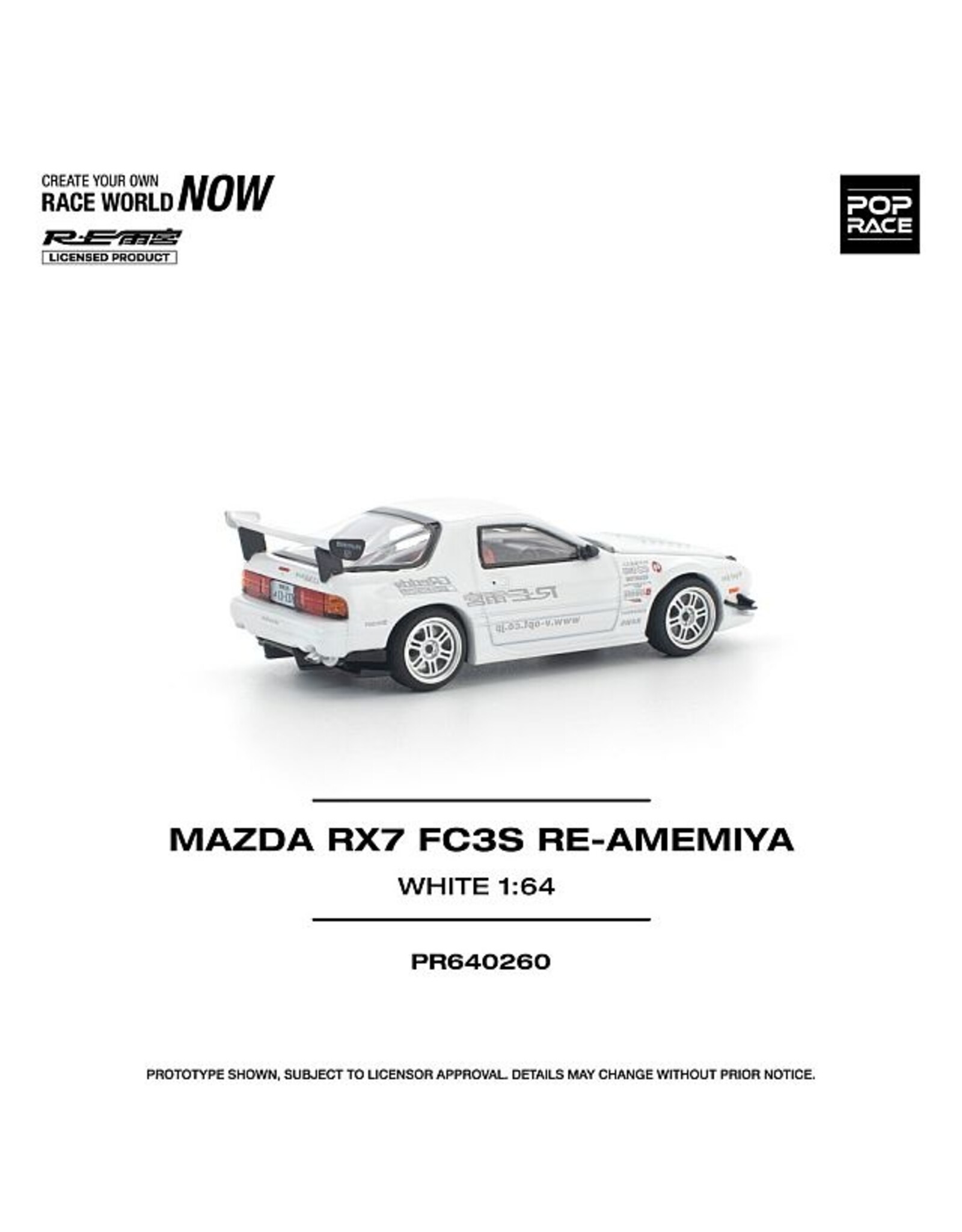 Mazda Motor corporation Mazda RX7 FC3S Re-Amemiya(white)