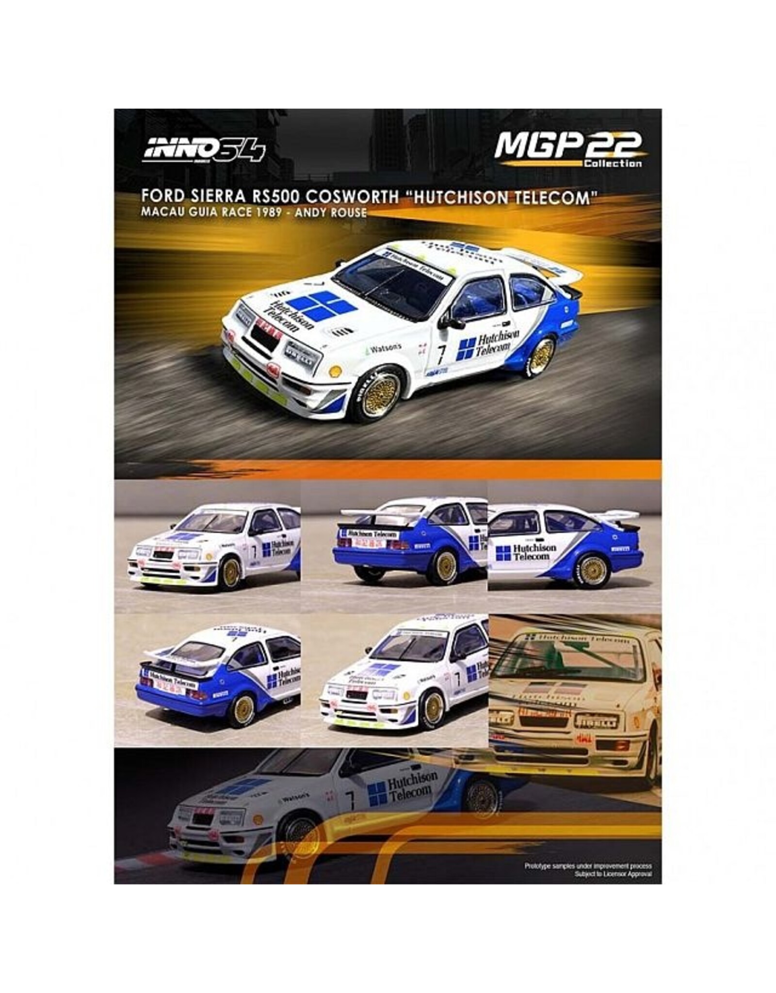 Ford by Cosworth Ford Sierra RS500 Cosworth #7(Hutchinson Telecom)Macau Guia race(1989)