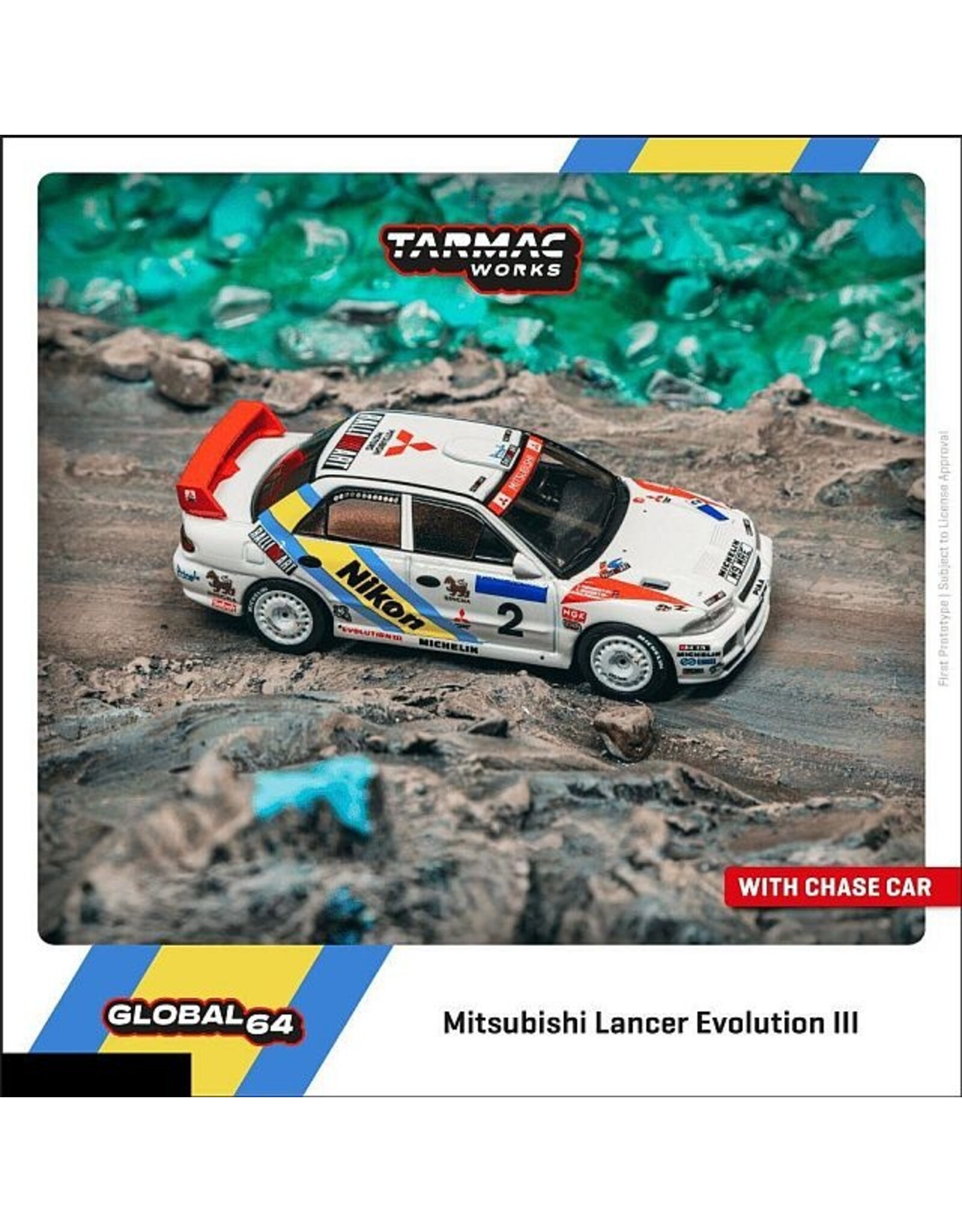 Mitsubishi Mitsubishi Lancer Evolution III #2(K.Eriksson/S.Parmentier)Hong-Kong Beijing rally(1995 winner)