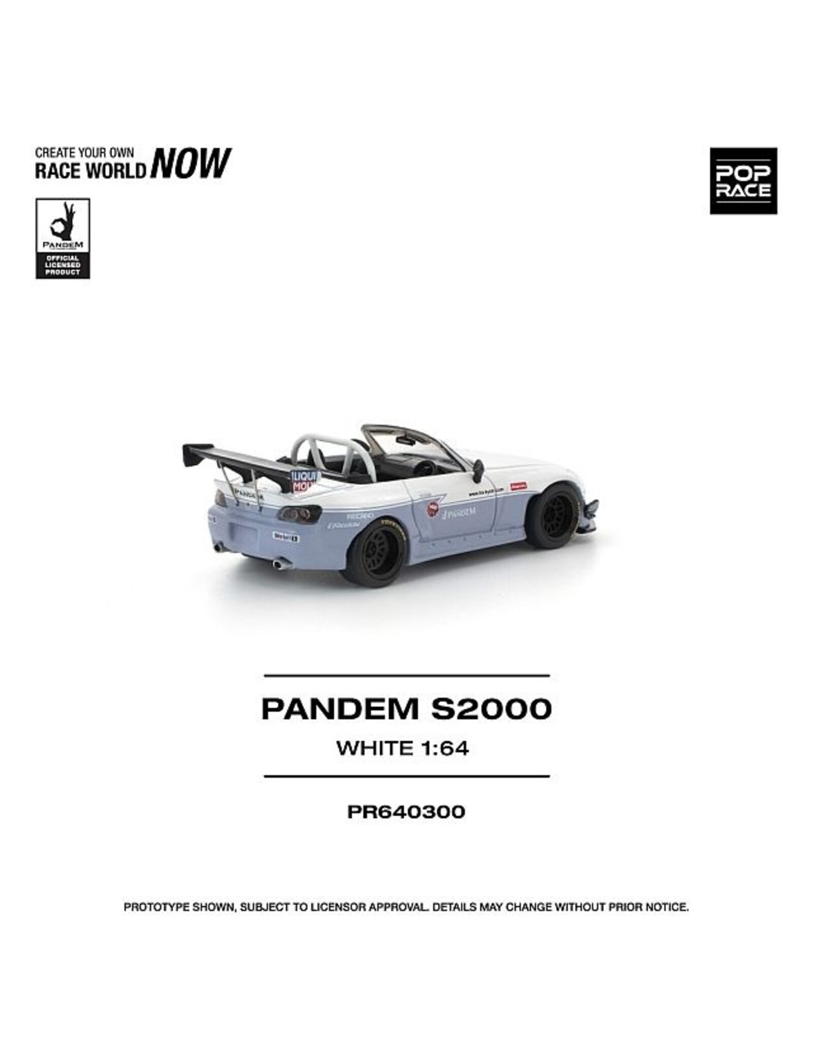 Honda by Pandem Pandem S2000(white)-new tooling