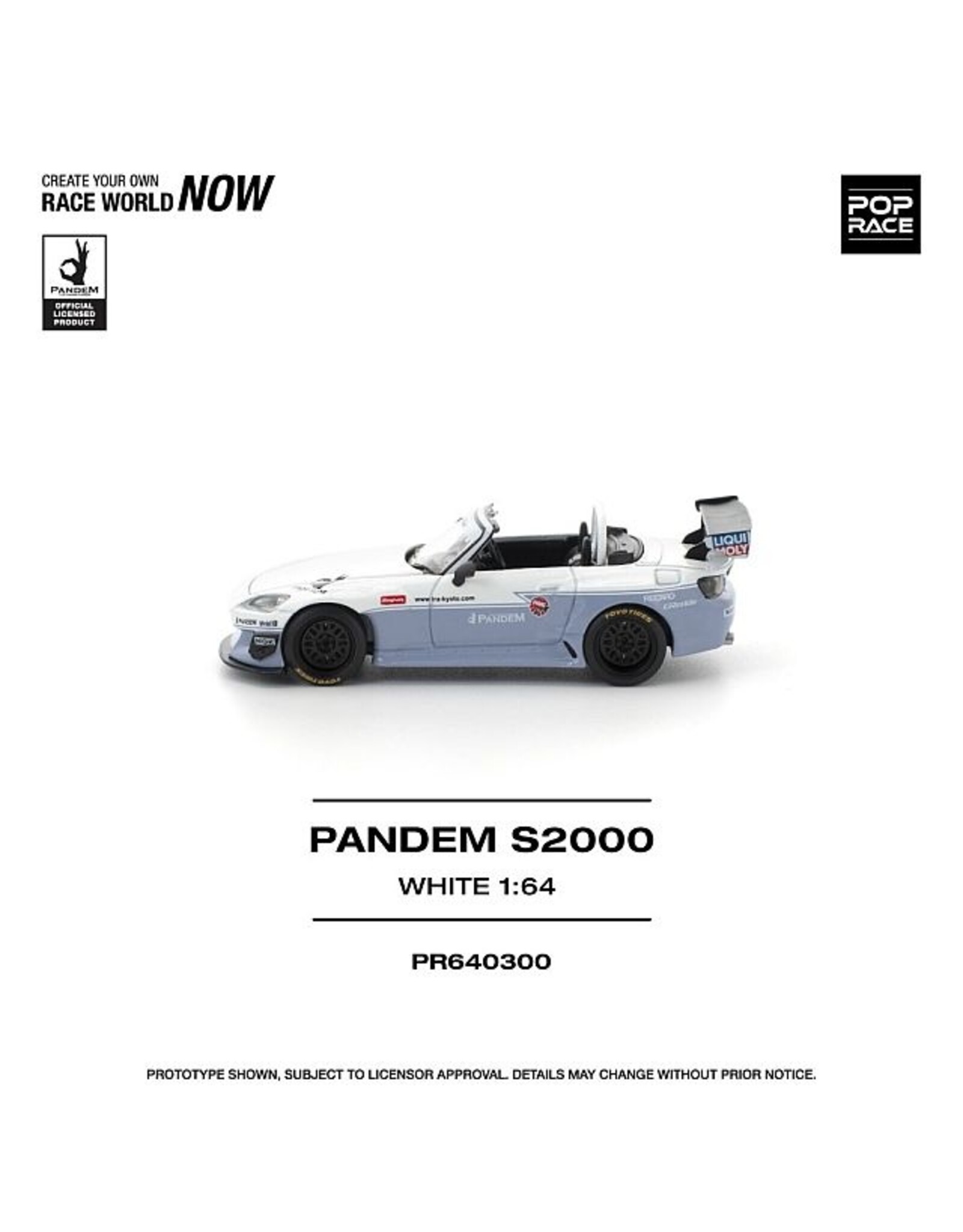 Honda by Pandem Pandem S2000(white)-new tooling