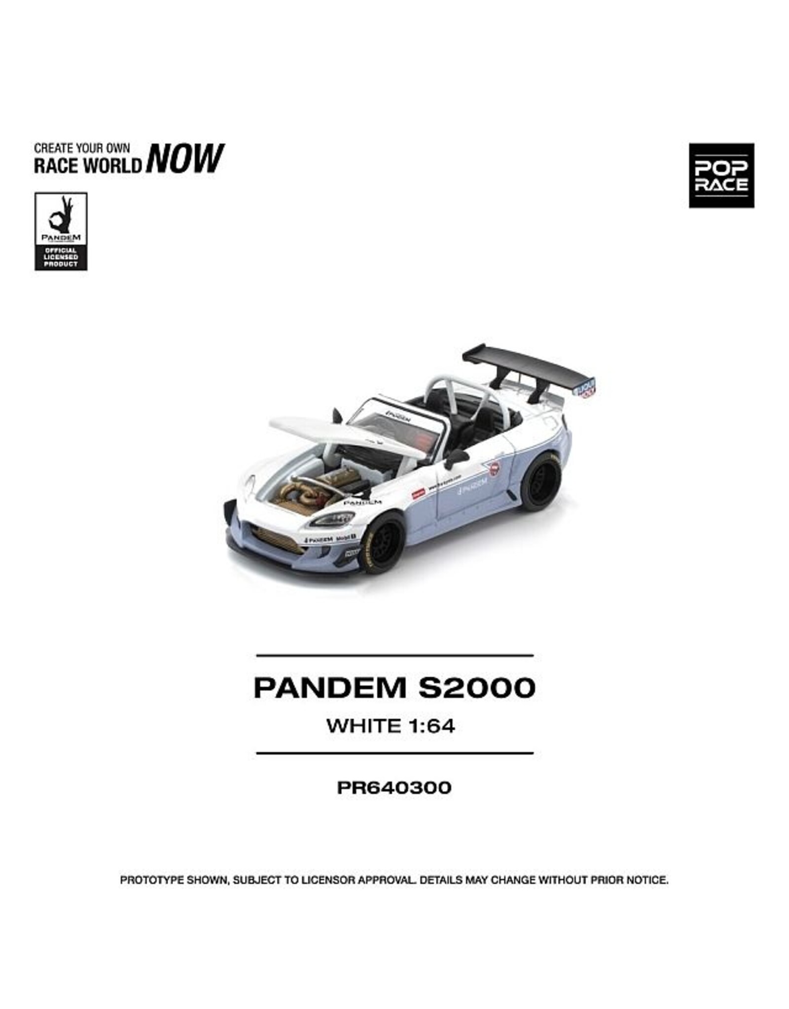 Honda by Pandem Pandem S2000(white)-new tooling