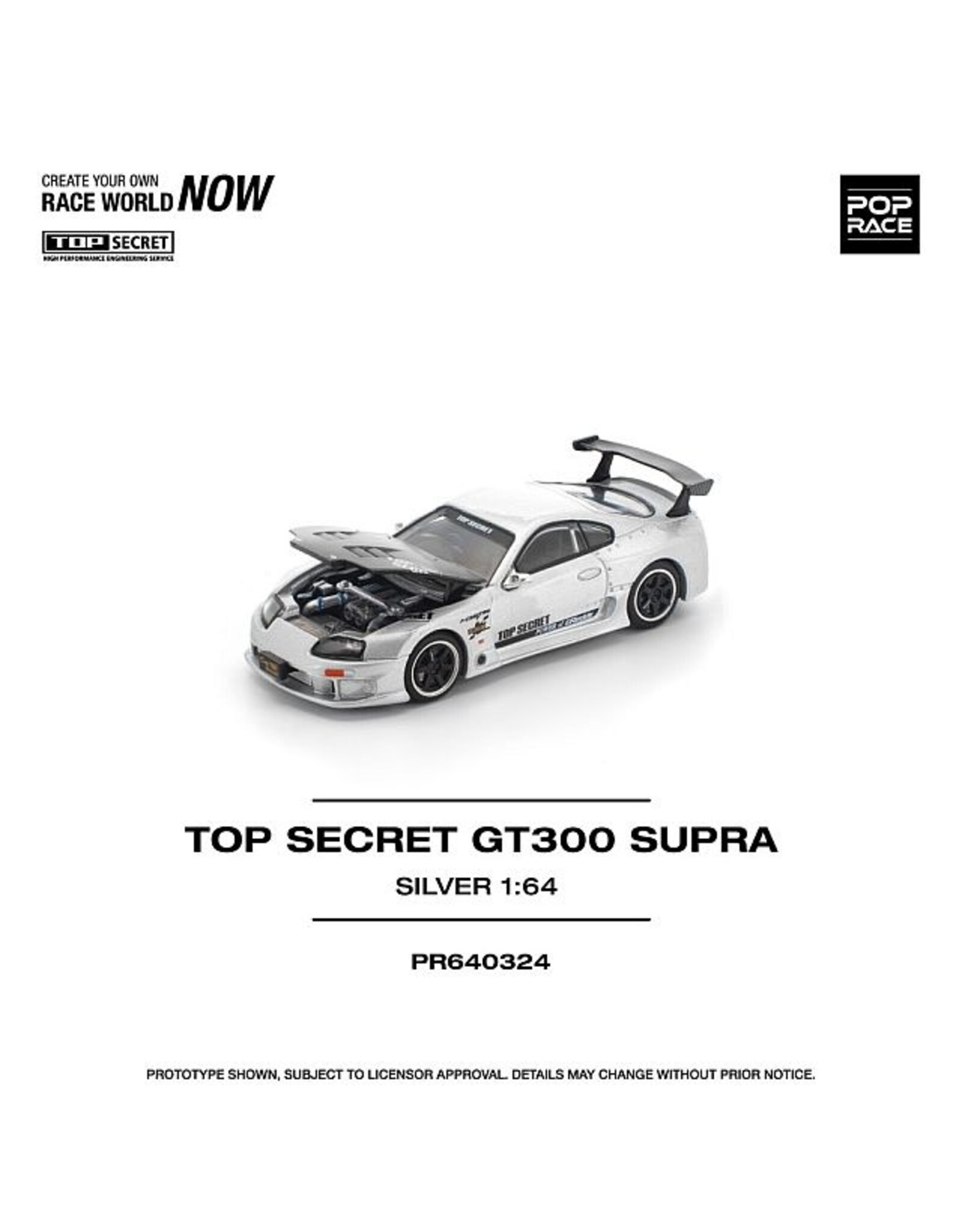 Toyota Top Secret GT 300 Supra(silver)