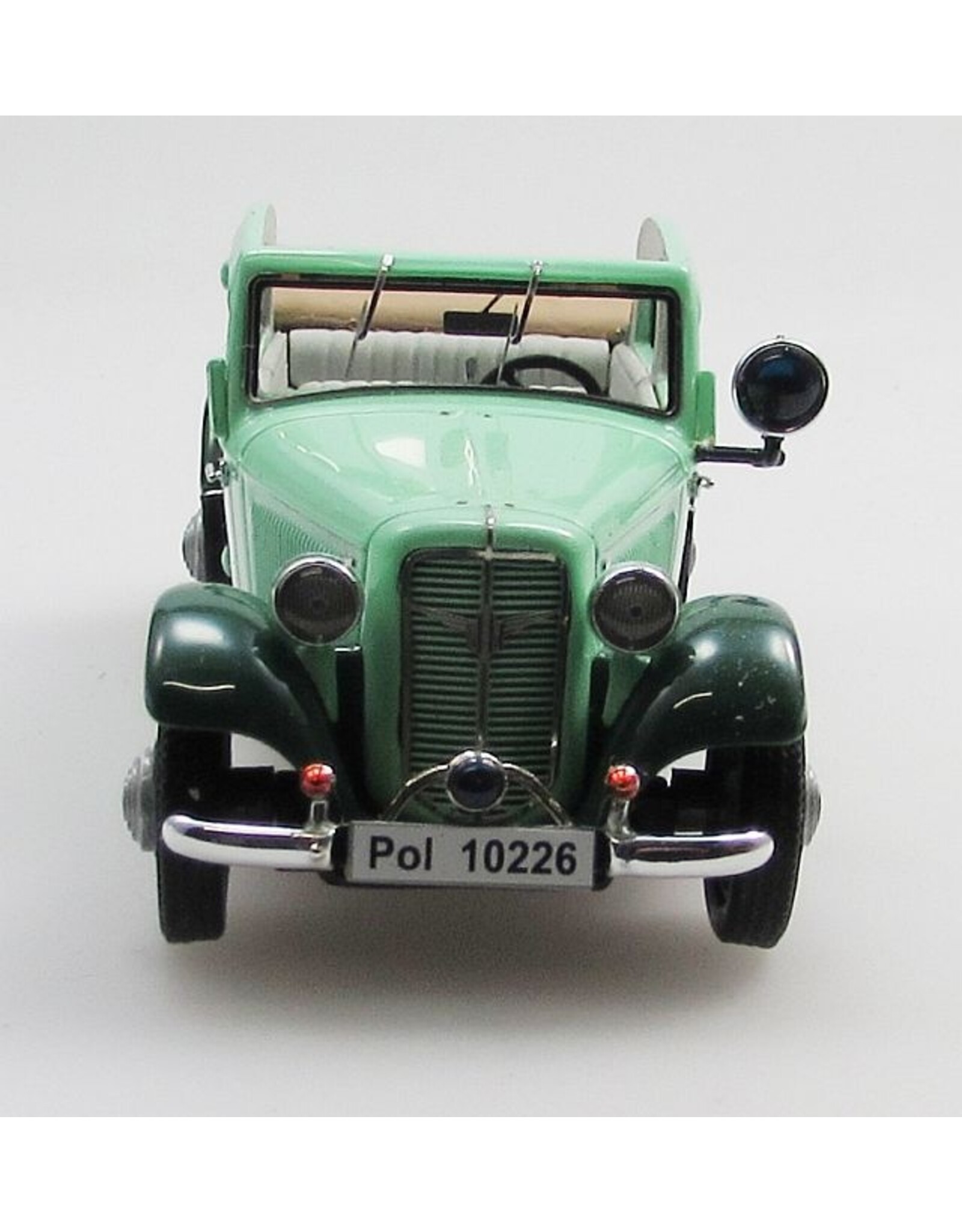 Adler Adler Trumpf Junior 2-door cabrio limousine Reichs Polizei(open roof)2 tones green(1937-41)