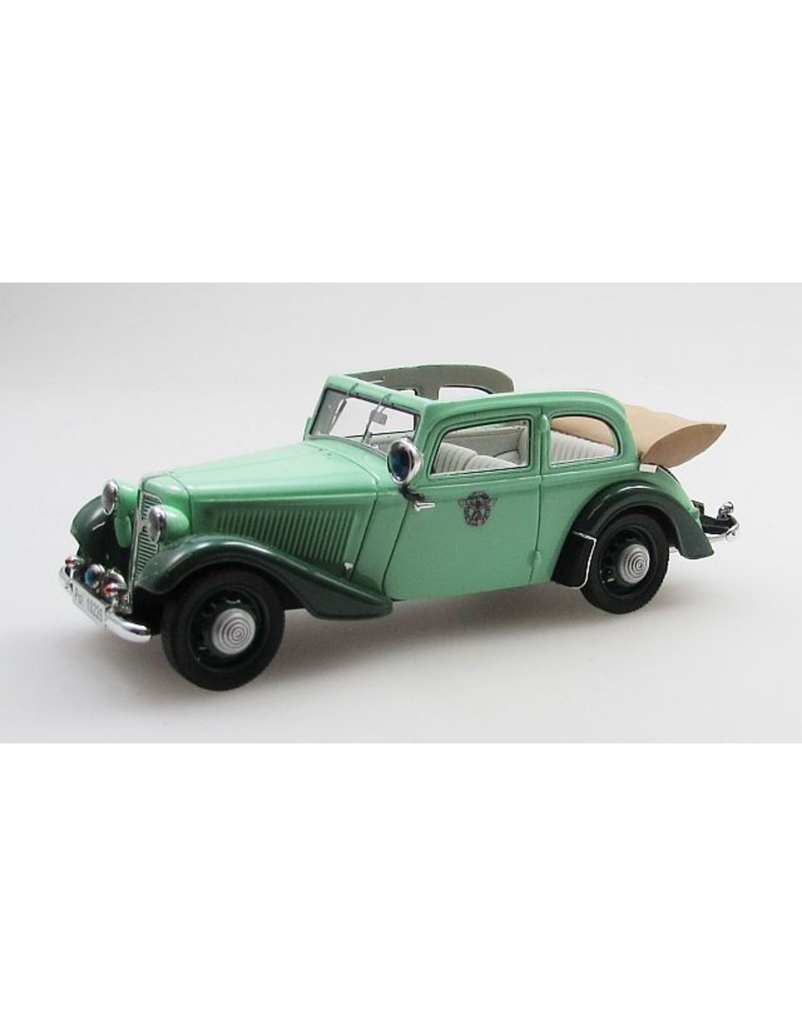 Adler Adler Trumpf Junior 2-door cabrio limousine Reichs Polizei(open roof)2 tones green(1937-41)