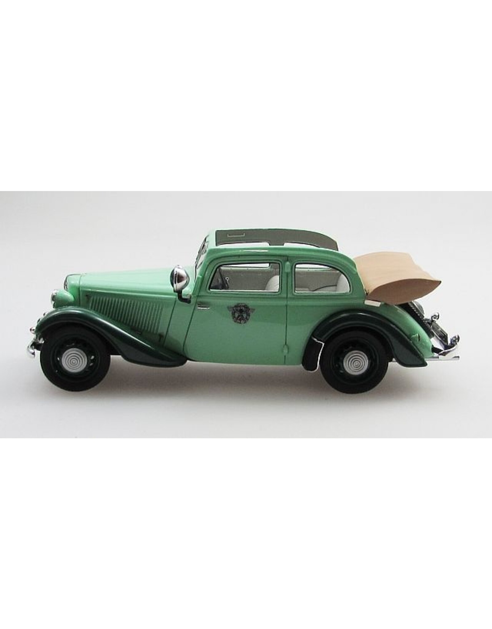 Adler Adler Trumpf Junior 2-door cabrio limousine Reichs Polizei(open roof)2 tones green(1937-41)