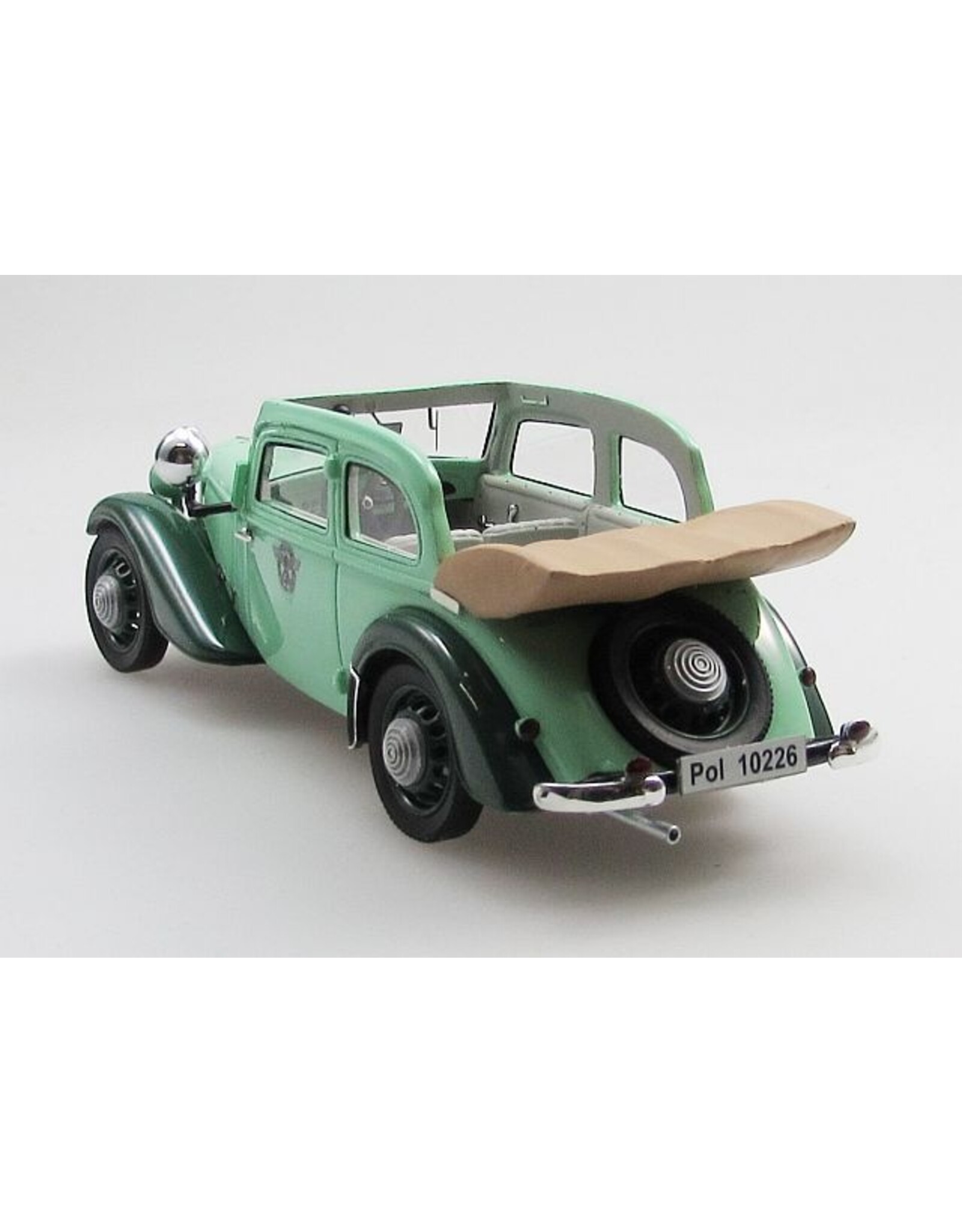 Adler Adler Trumpf Junior 2-door cabrio limousine Reichs Polizei(open roof)2 tones green(1937-41)