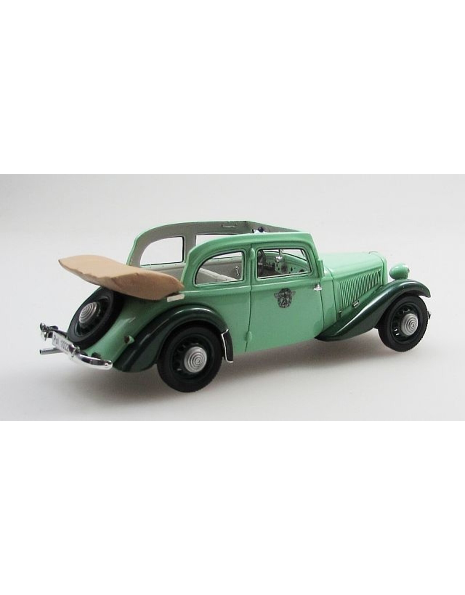 Adler Adler Trumpf Junior 2-door cabrio limousine Reichs Polizei(open roof)2 tones green(1937-41)