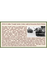 Adler Adler Trumpf Junior 2-door cabrio limousine Reichs Polizei(open roof)2 tones green(1937-41)