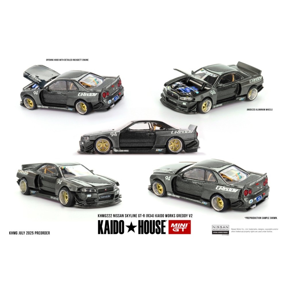 Art-Toys - Nissan Skyline GT-R(R34)Kaido Works Greddy V2