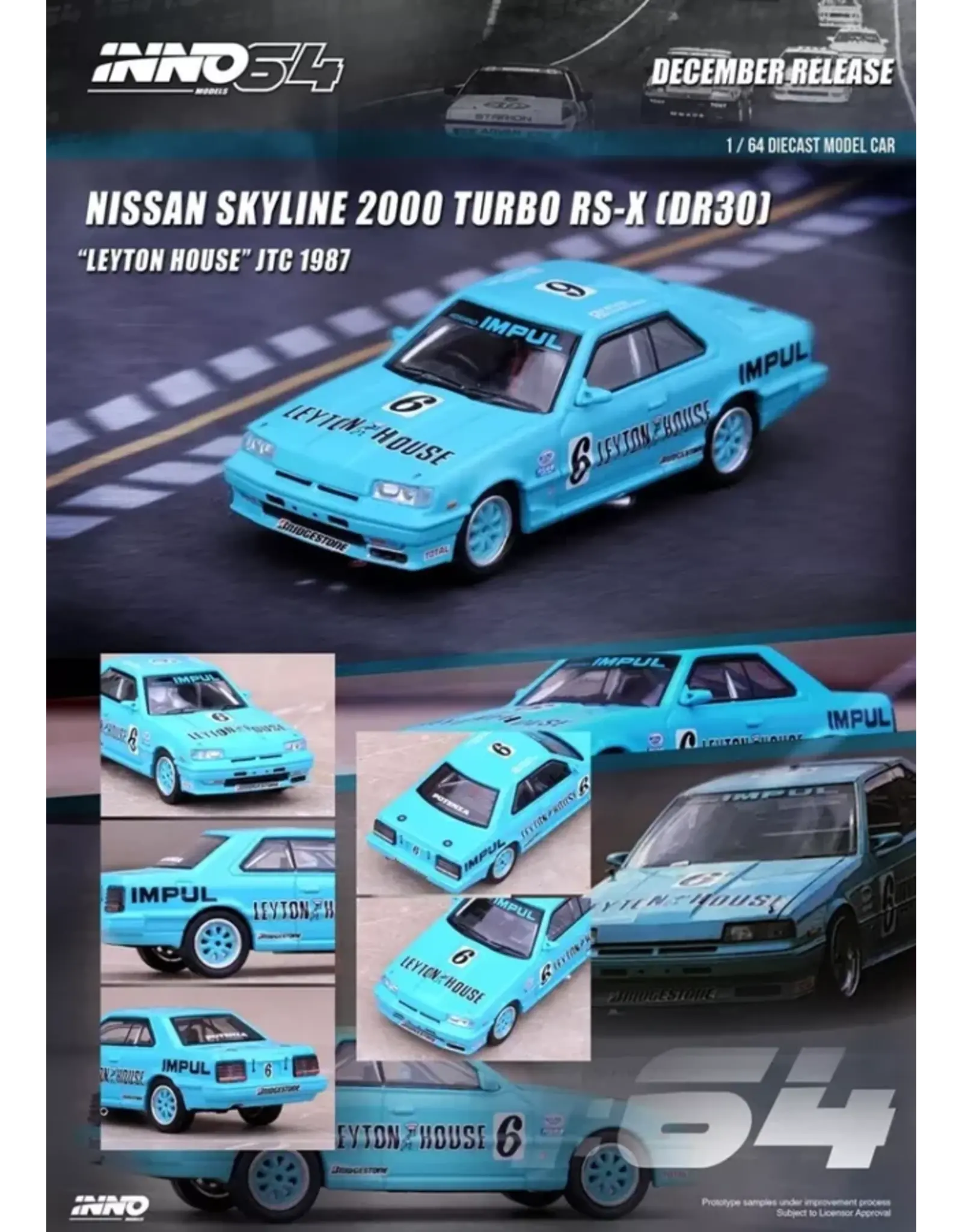 Nissan Motor Corporation Nissan Skyline 2000 RS-K Turbo(DR30)#6 "Leyton House" ITC1987