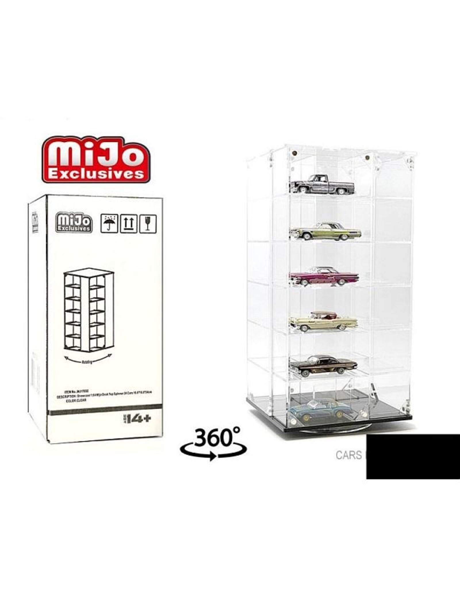Accessories Showcase Mijo desk top spinner for 24 cars