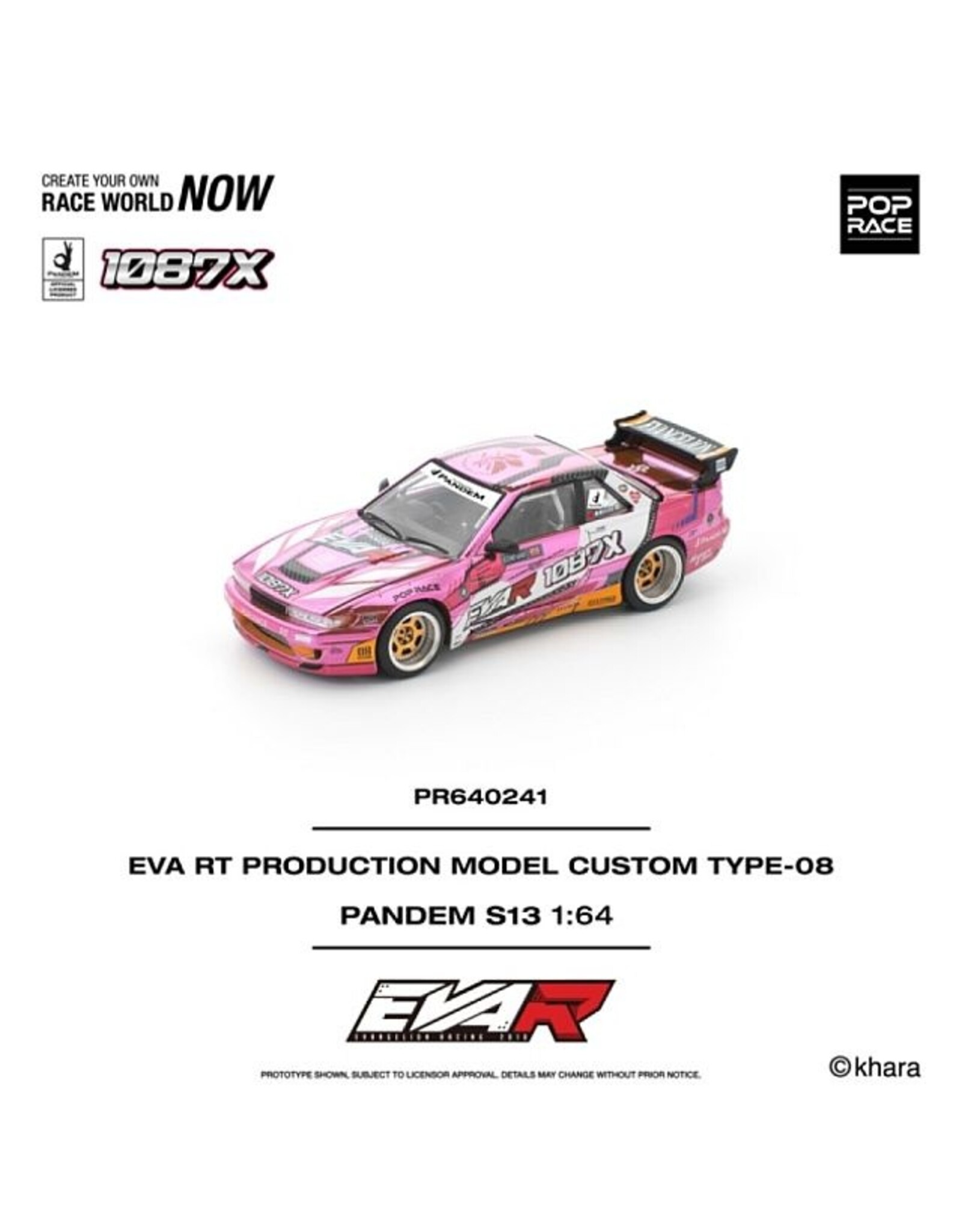 Nissan Pandem Silvia S13 Eva R8T Production model custom type-08 x 1078 x