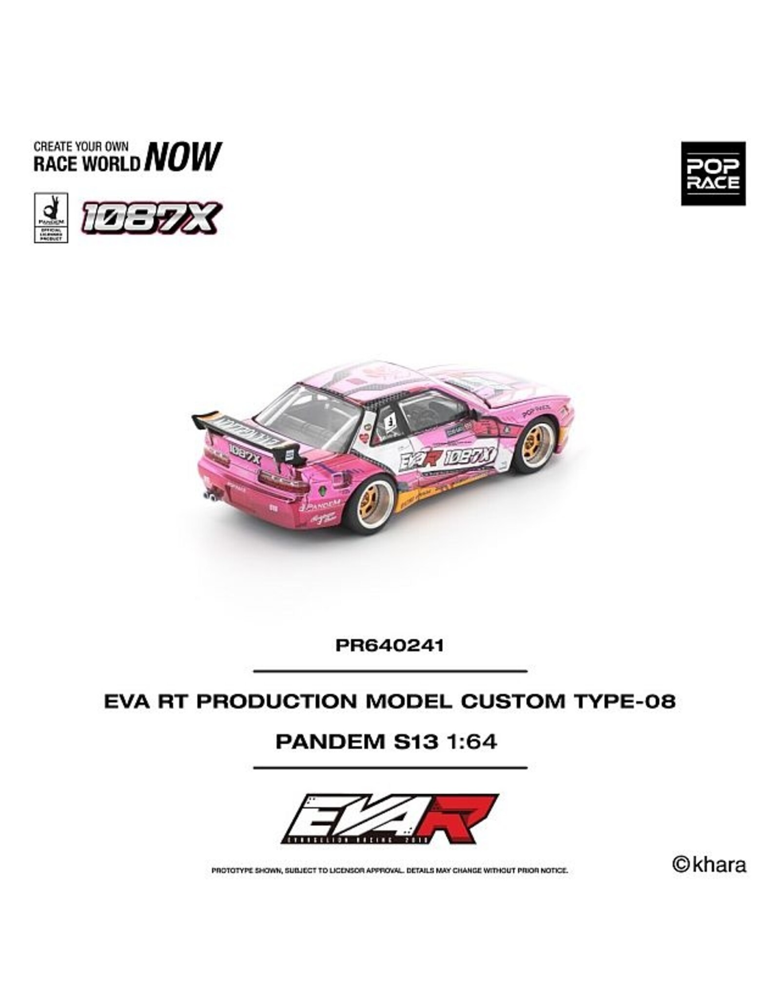 Nissan Pandem Silvia S13 Eva R8T Production model custom type-08 x 1078 x