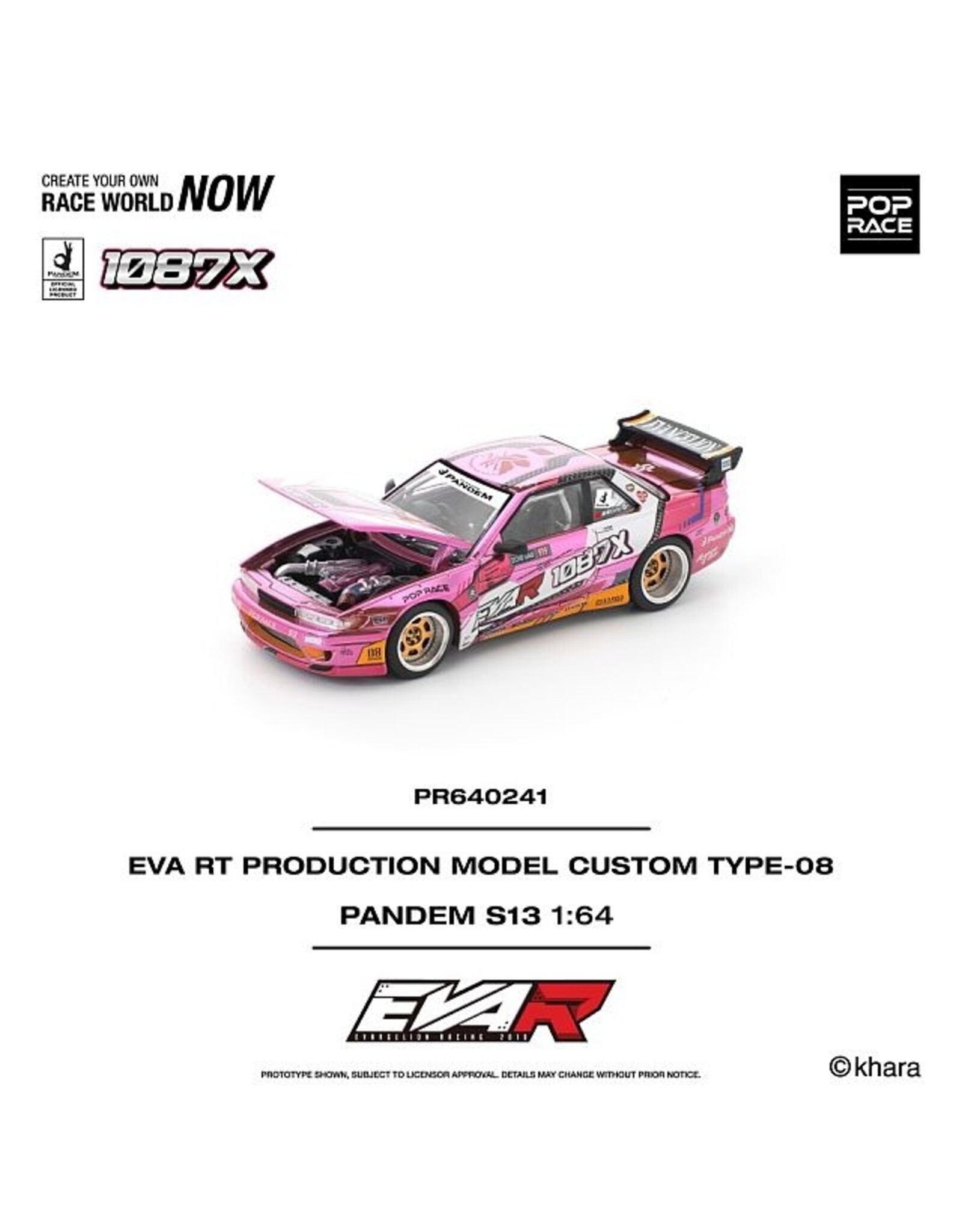 Nissan Pandem Silvia S13 Eva R8T Production model custom type-08 x 1078 x