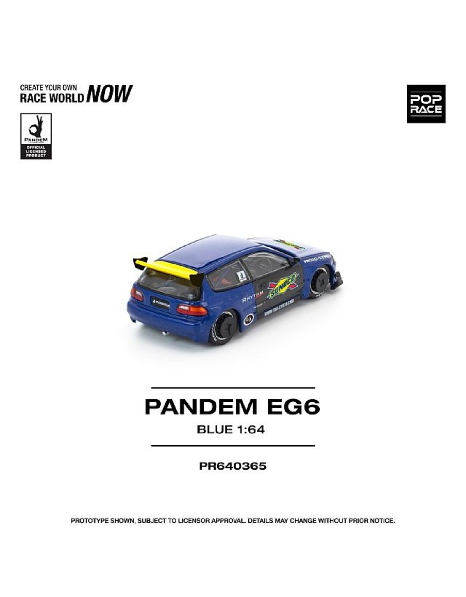 Honda Pandem Civic EG6(blue/black)