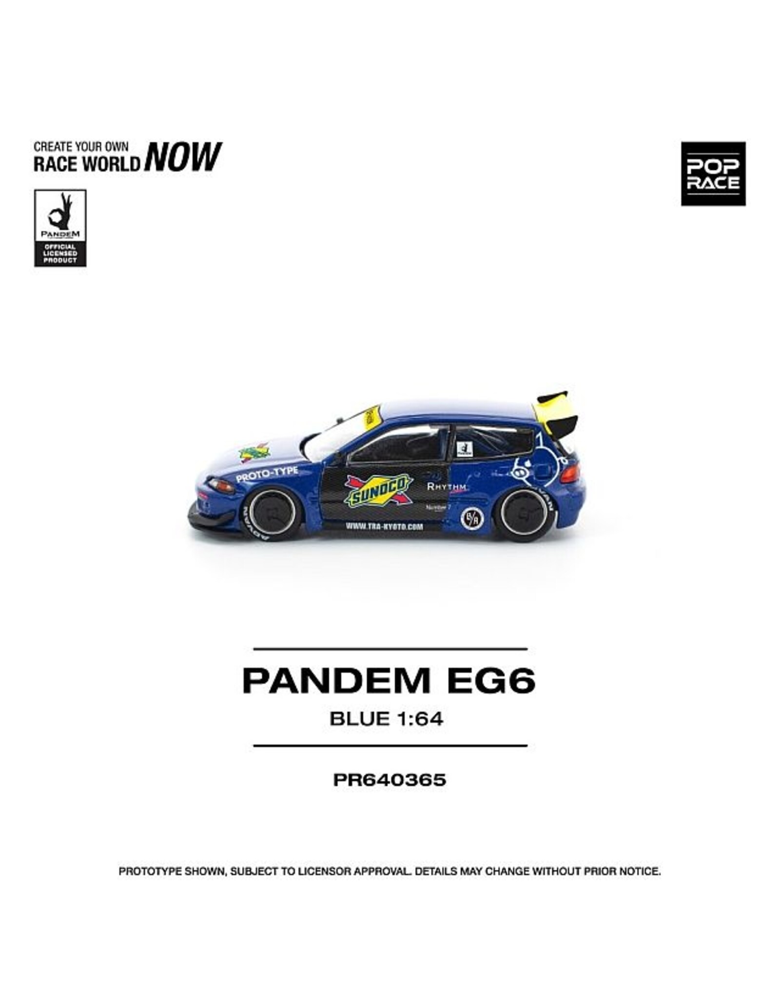 Honda Pandem Civic EG6(blue/black)