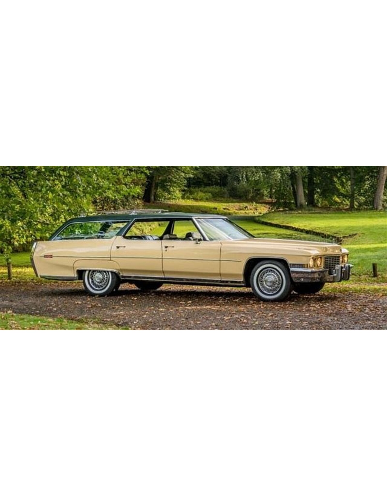 Cadillac(General Motors) Cadillac Deville Wagon Dean Martin(creme/green)1972