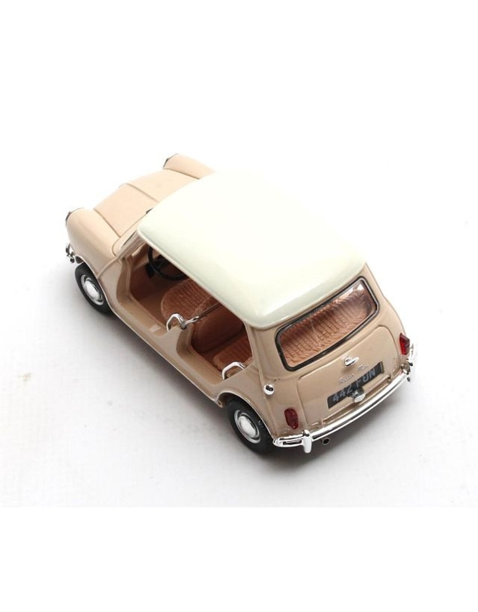 BMC(The British Motor Corporation Ltd) Mini Beach car(1962)white/beige