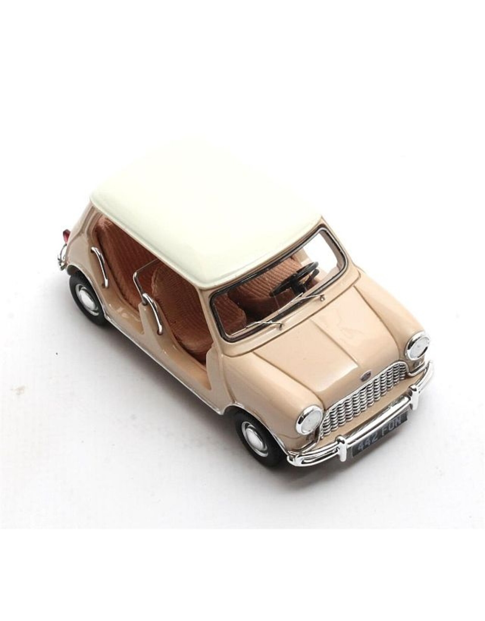 BMC(The British Motor Corporation Ltd) Mini Beach car(1962)white/beige