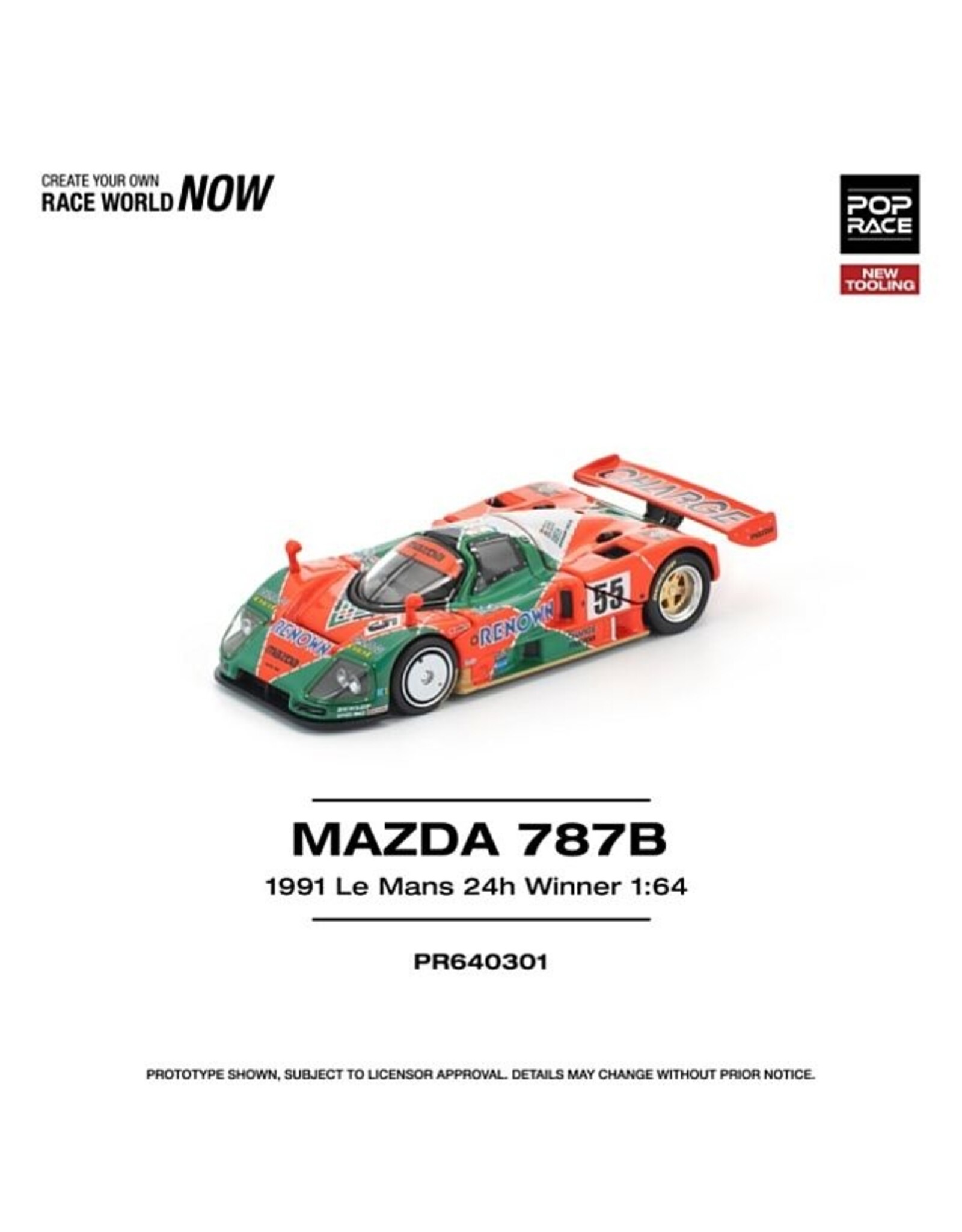 Mazda Motor corporation Mazda 787B #55(Winner 24h.Le Mans 1991)