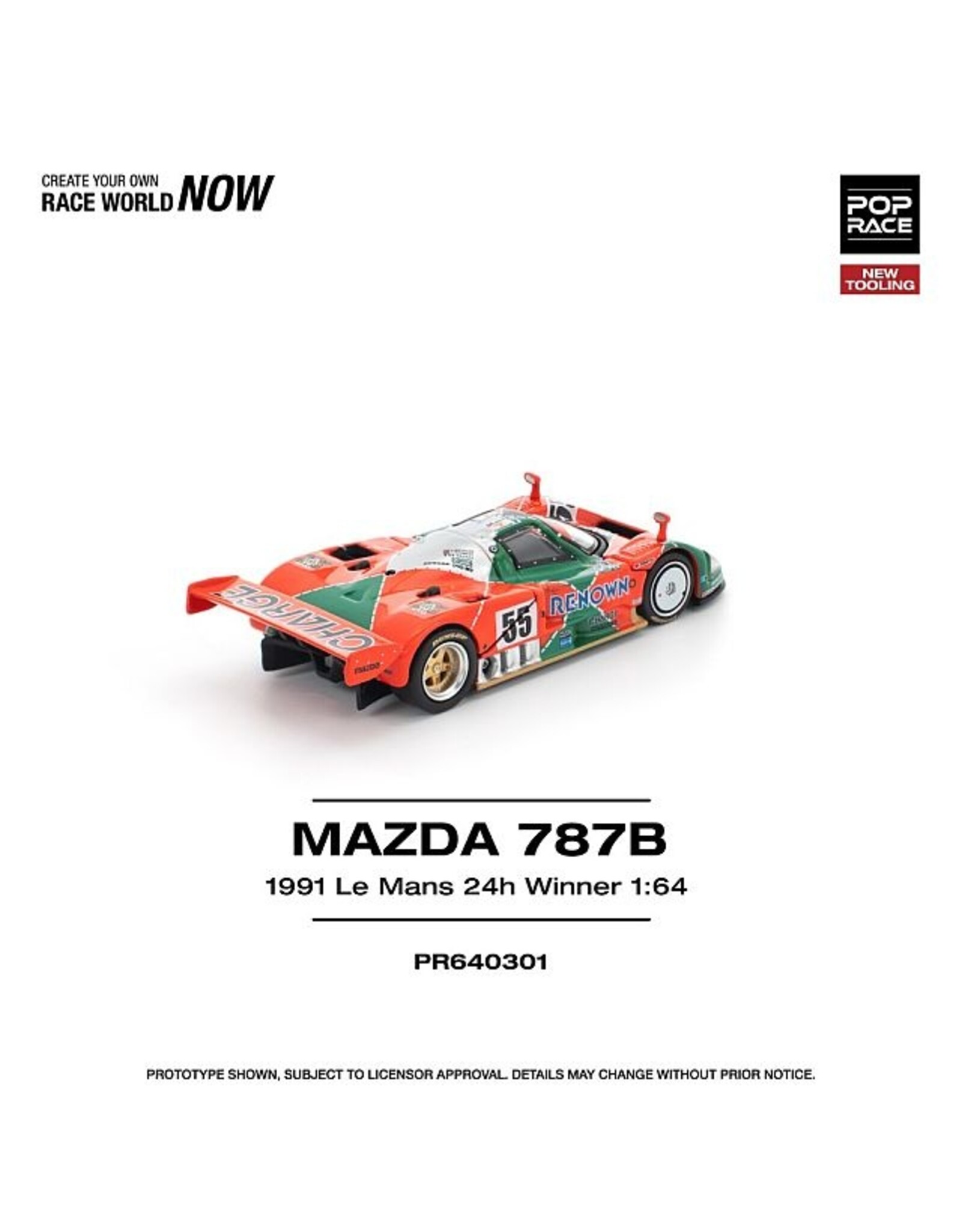 Mazda Motor corporation Mazda 787B #55(Winner 24h.Le Mans 1991)