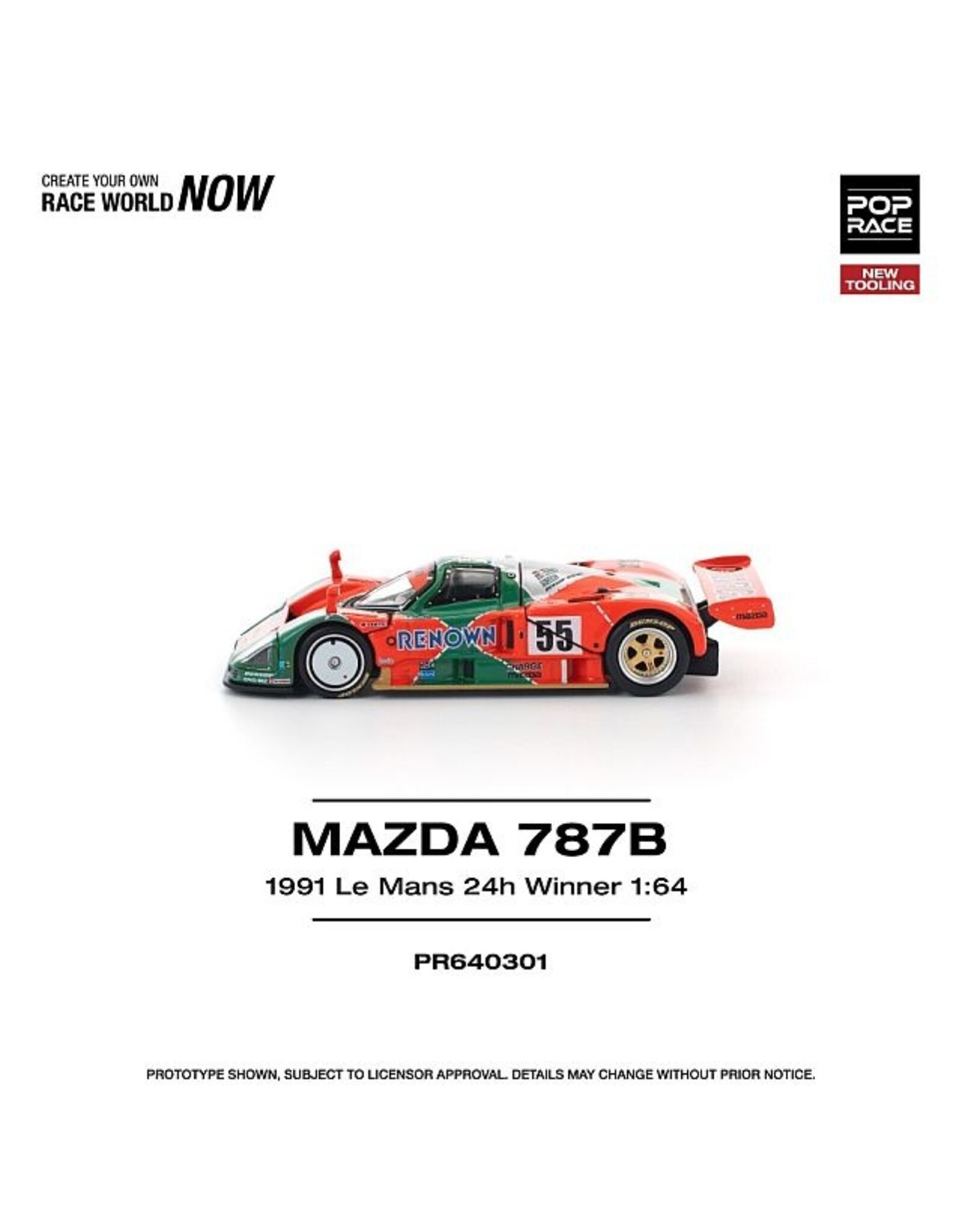 Mazda Motor corporation Mazda 787B #55(Winner 24h.Le Mans 1991)