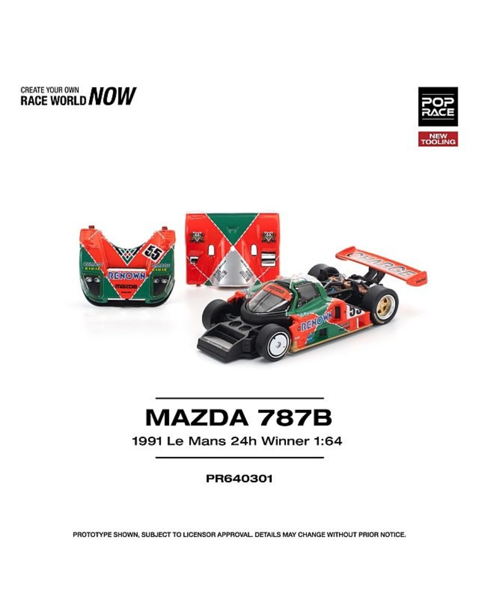 Mazda Motor corporation Mazda 787B #55(Winner 24h.Le Mans 1991)