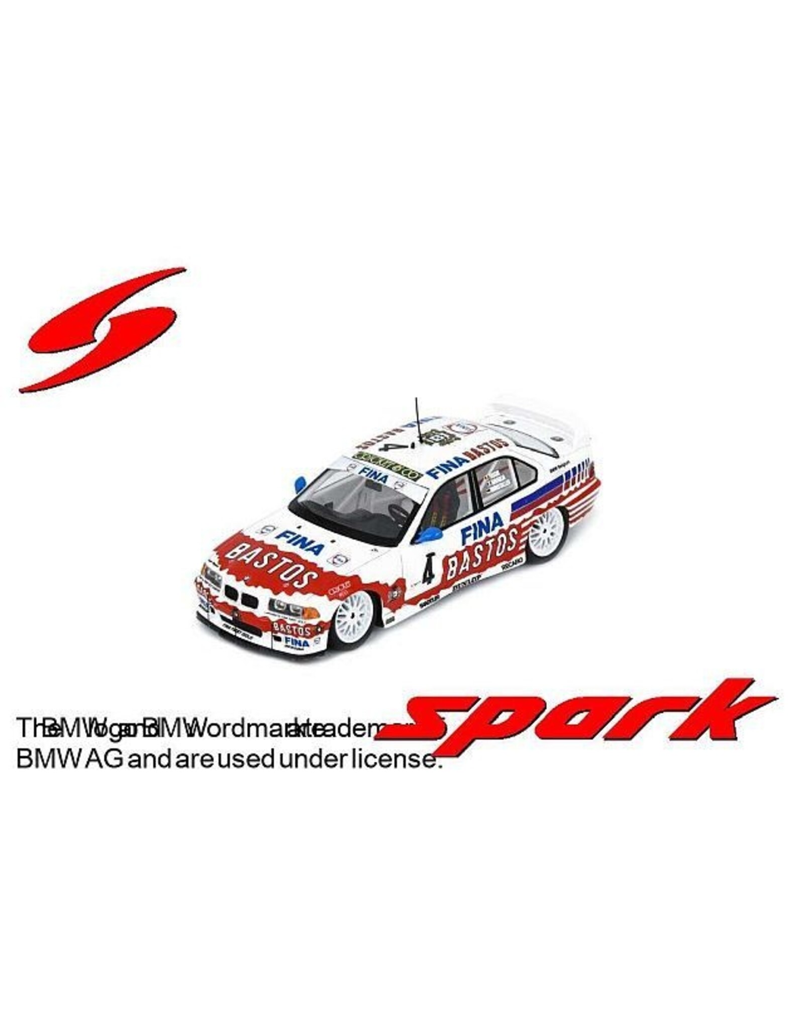 BMW BMW 318i #4(BMW Bastos Team Bigazzi)Winner 24h.Spa 1994(T.Tassin/R.