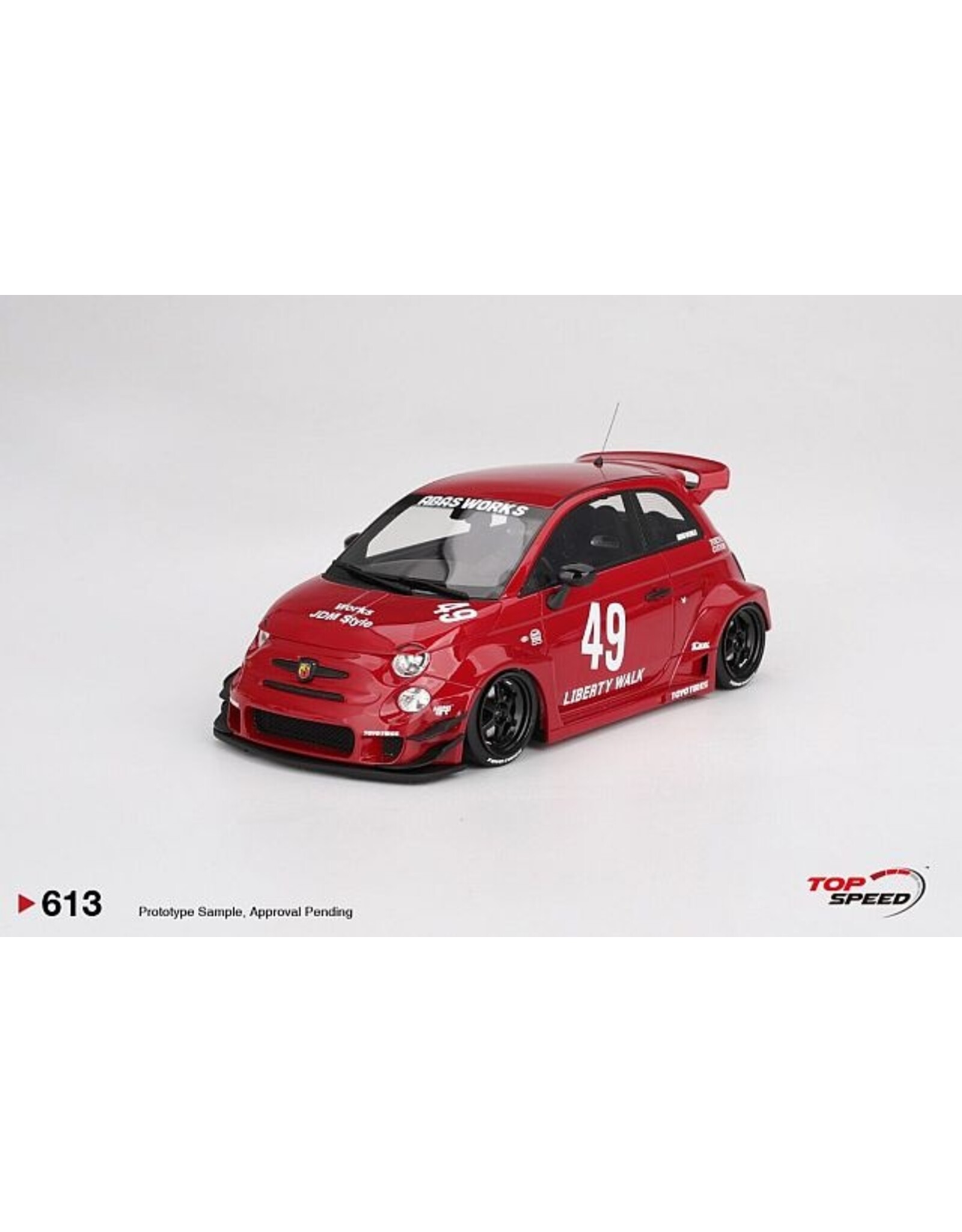FIAT BY ABARTH Fiat Abarth 595 LB-Works X Abas(red)2024