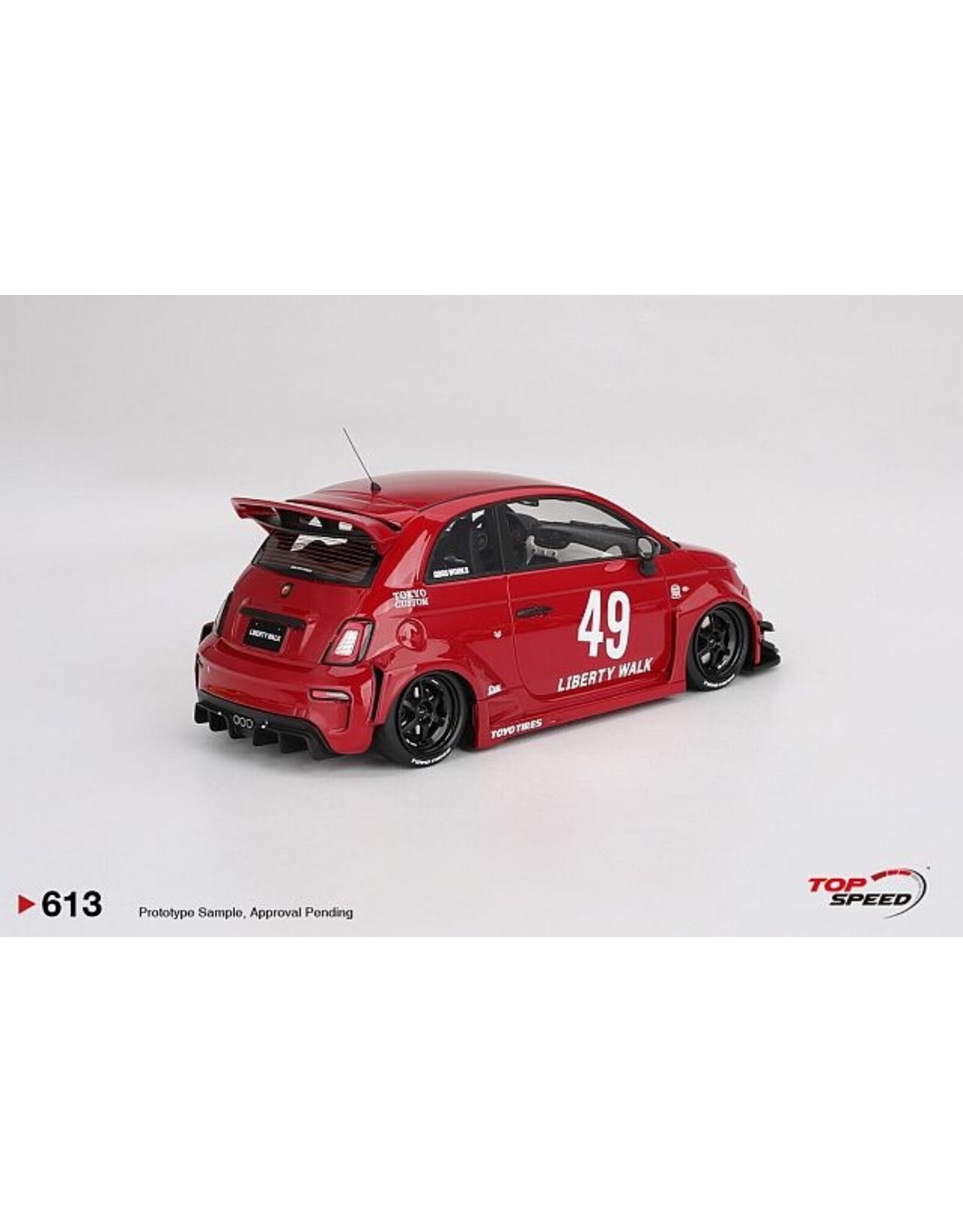 FIAT BY ABARTH Fiat Abarth 595 LB-Works X Abas(red)2024