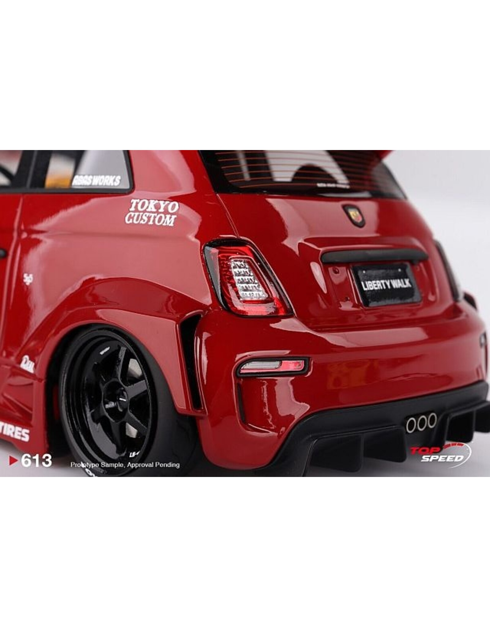 FIAT BY ABARTH Fiat Abarth 595 LB-Works X Abas(red)2024