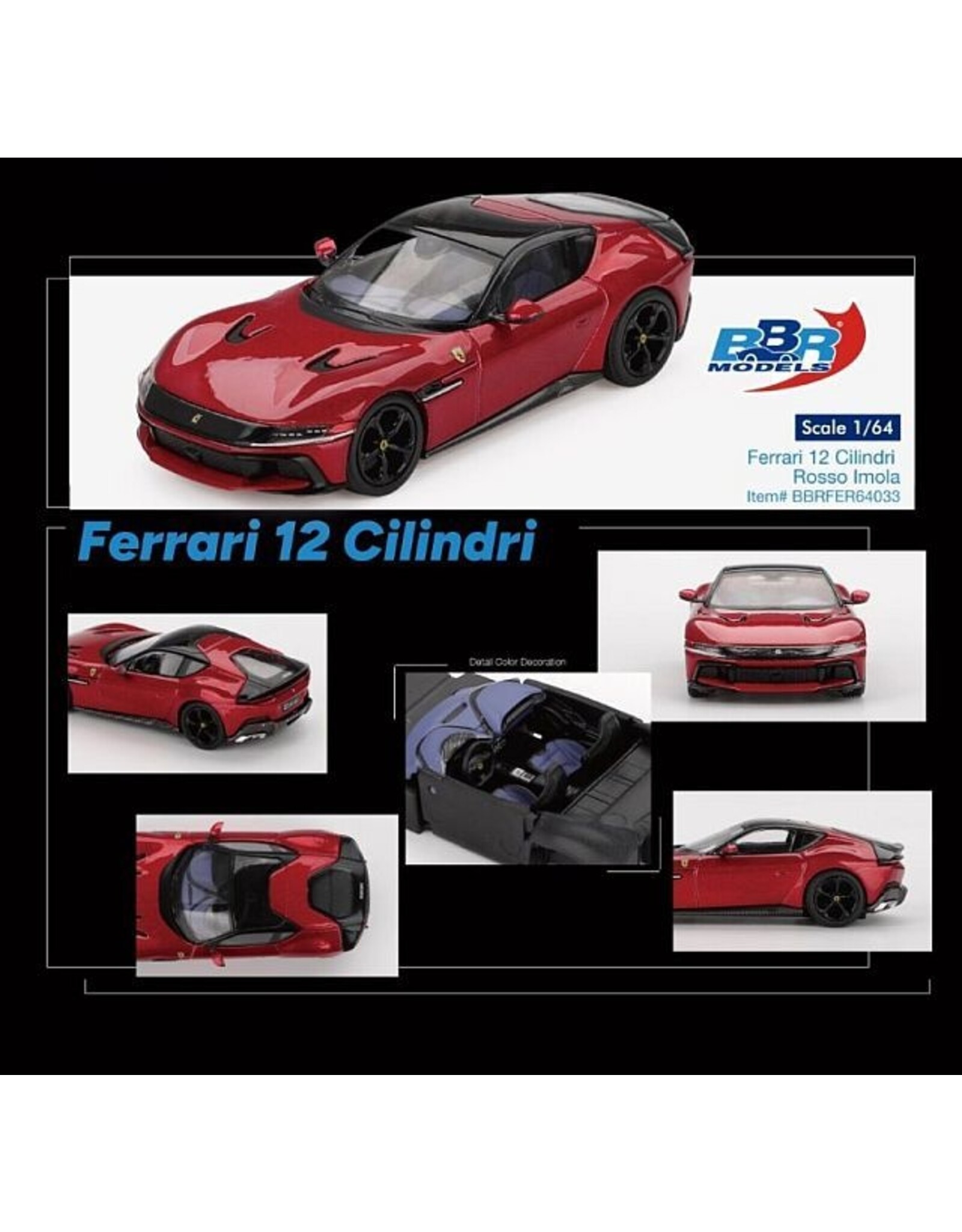 Ferrari Ferrari 12 Cilindri(rosso Imola)2024