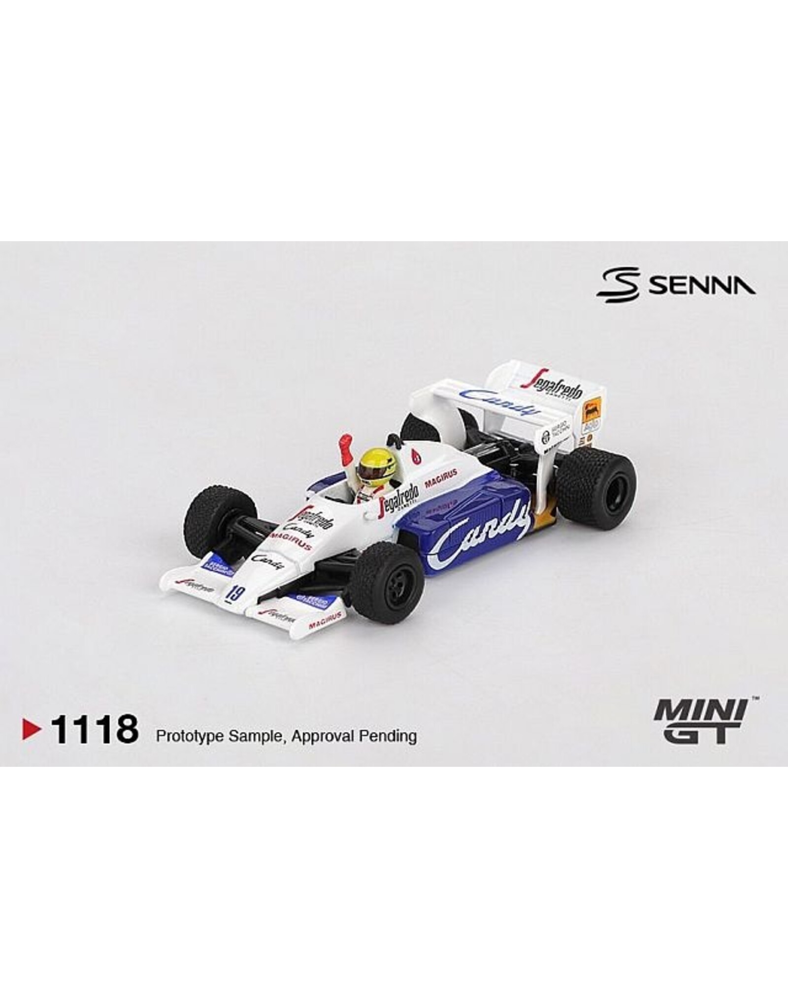 再値下げ！Toleman TG184 1984 Ayrton Senna AYRTON SENNA TOLEMAN TG184 1984 (SCALE 1:43) FORMULA 1 CAR