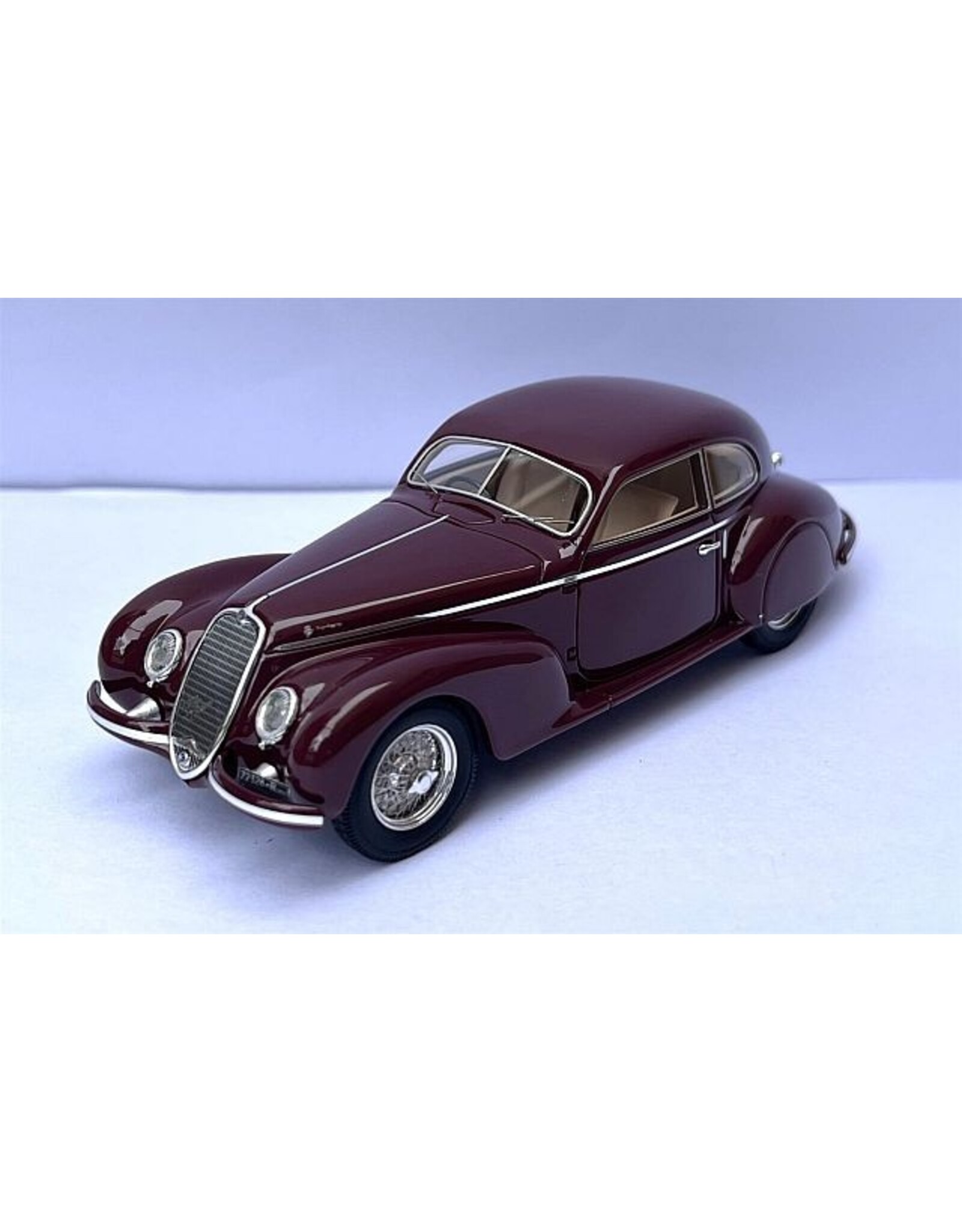 Alfa Romeo by Touring Alfa Romeo 6C 2500S Berlinetta Touring(1939)maroon(Mussolini misteres car)
