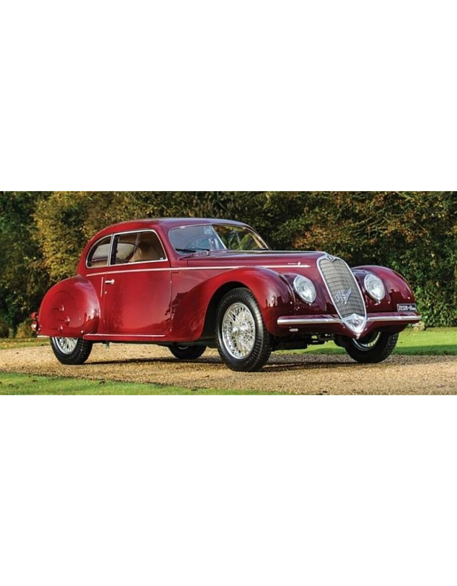 Alfa Romeo by Touring Alfa Romeo 6C 2500S Berlinetta Touring(1939)maroon(Mussolini misteres car)