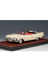 Imperial(Chrysler) Imperial Crown(1957)Convertible(open roof)single headlight)Desert beige