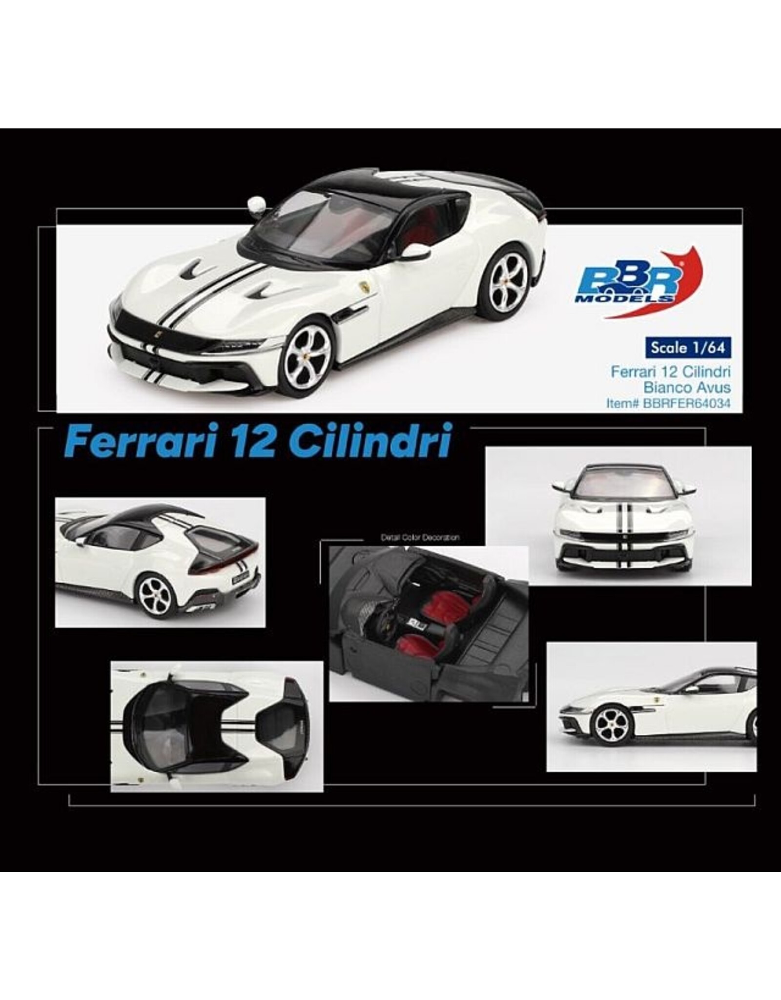 Ferrari Ferrari 12 Cilindri(bianco Avus)2024